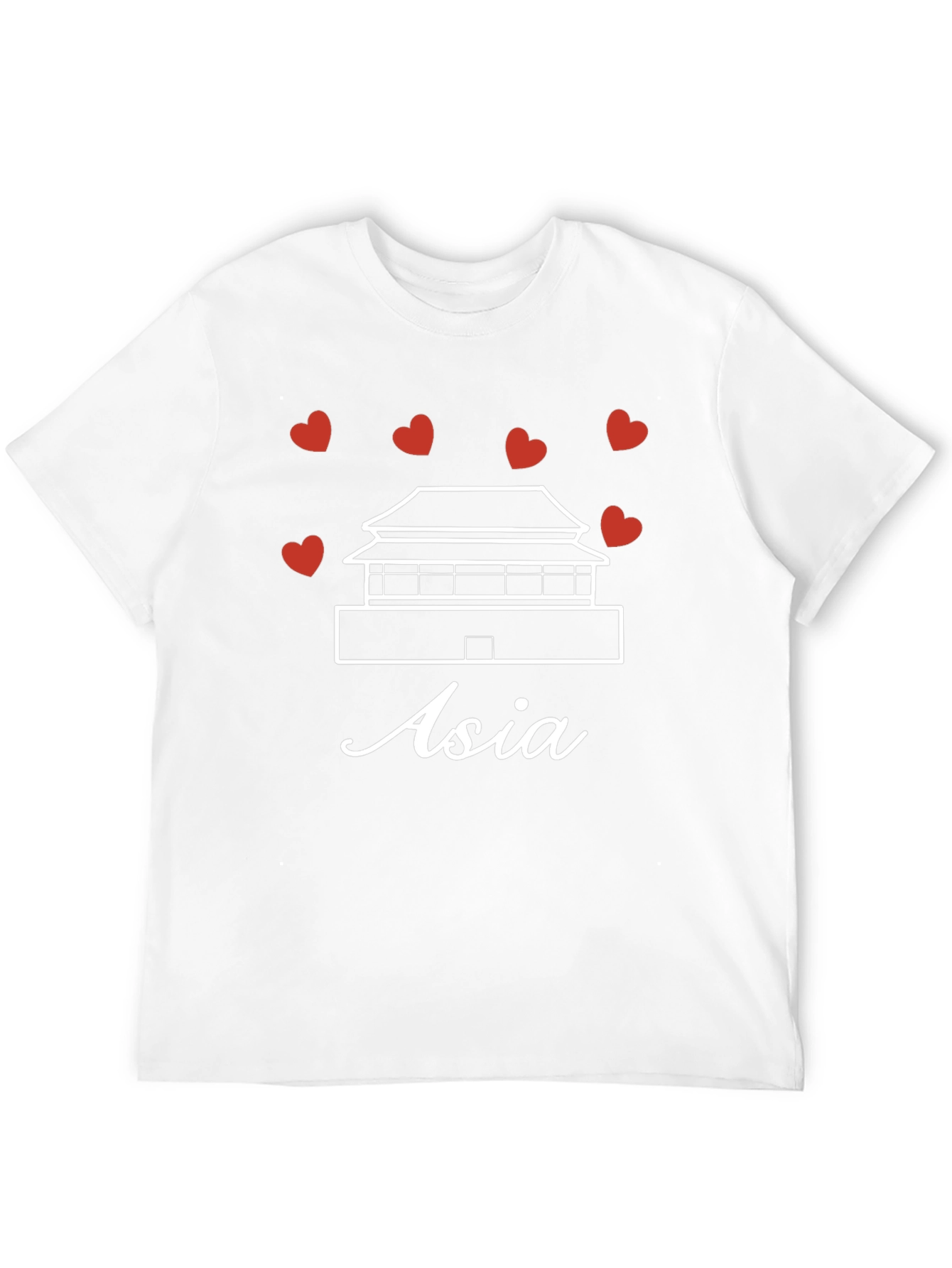 Asia Graphic T-Shirt - Black - Unisex
