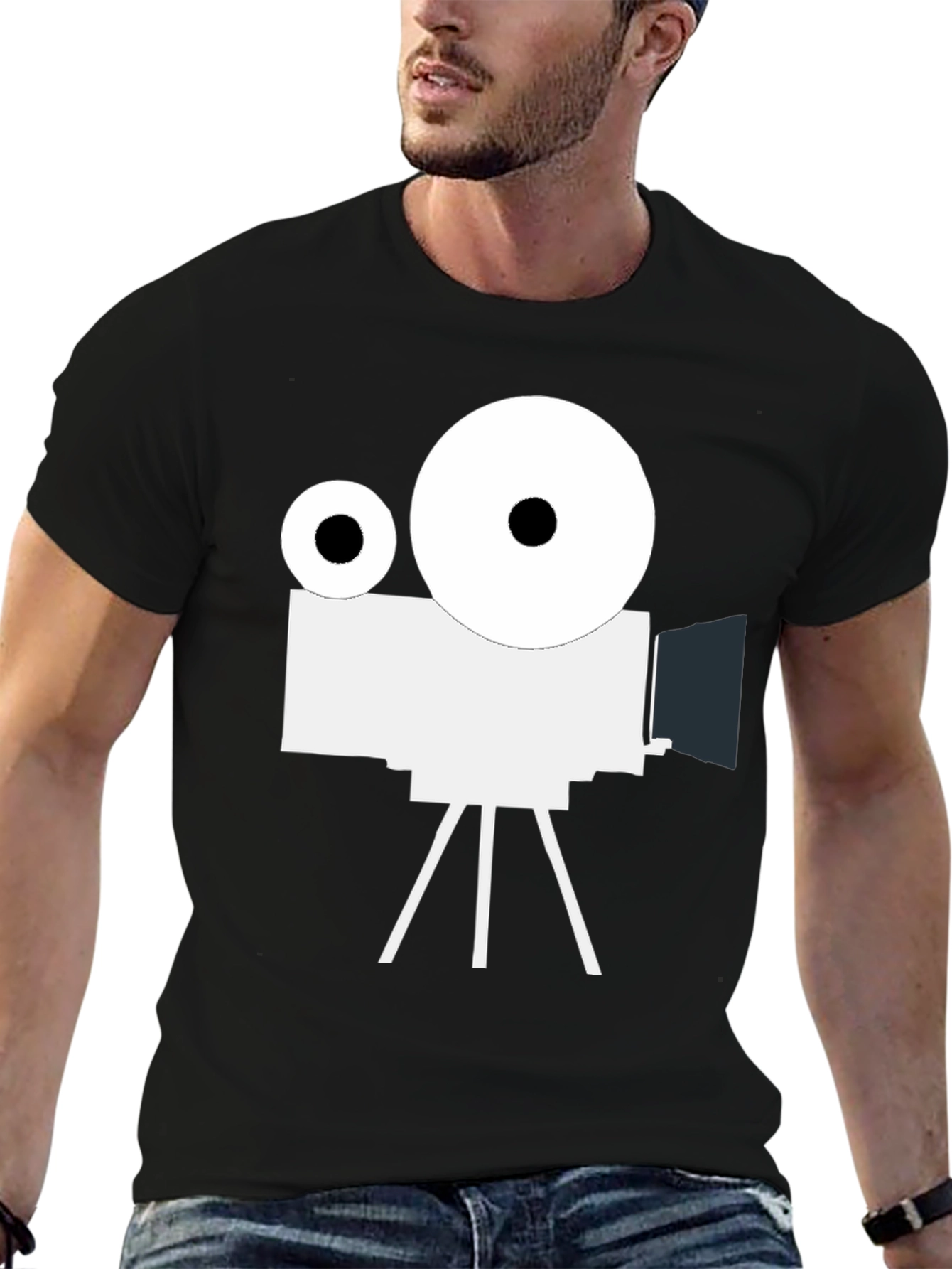 Retro Movie Camera T-Shirt
