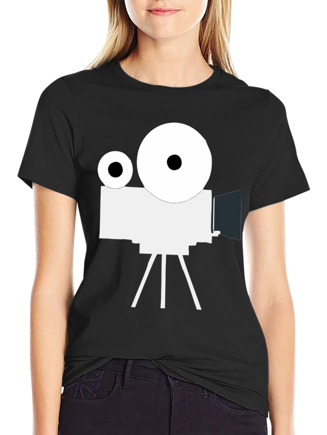 Retro Movie Camera T-Shirt