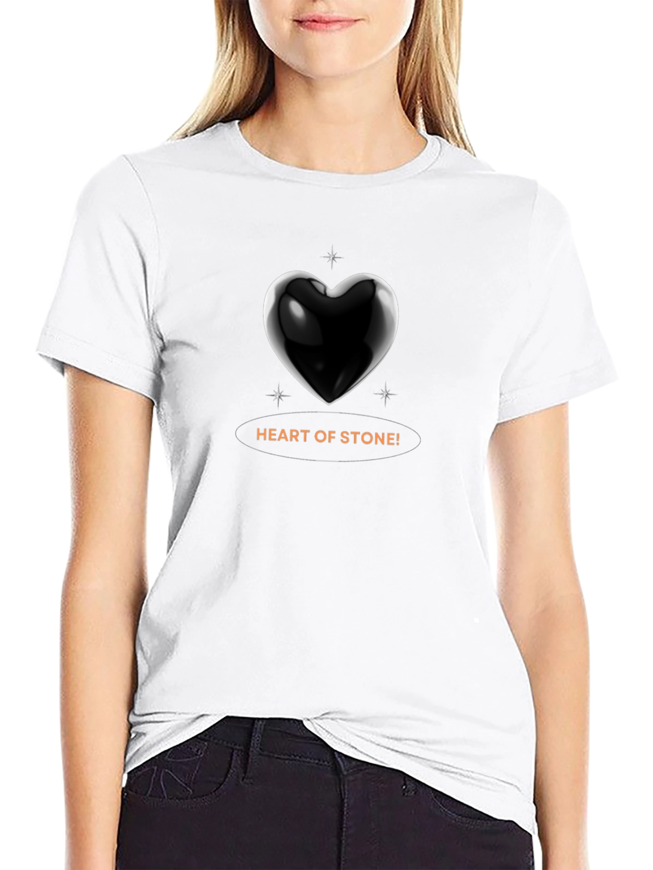Heart of Stone Black T-Shirt
