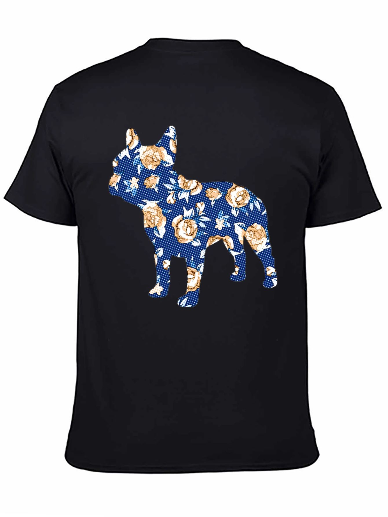 Floral Dog Print T-Shirt