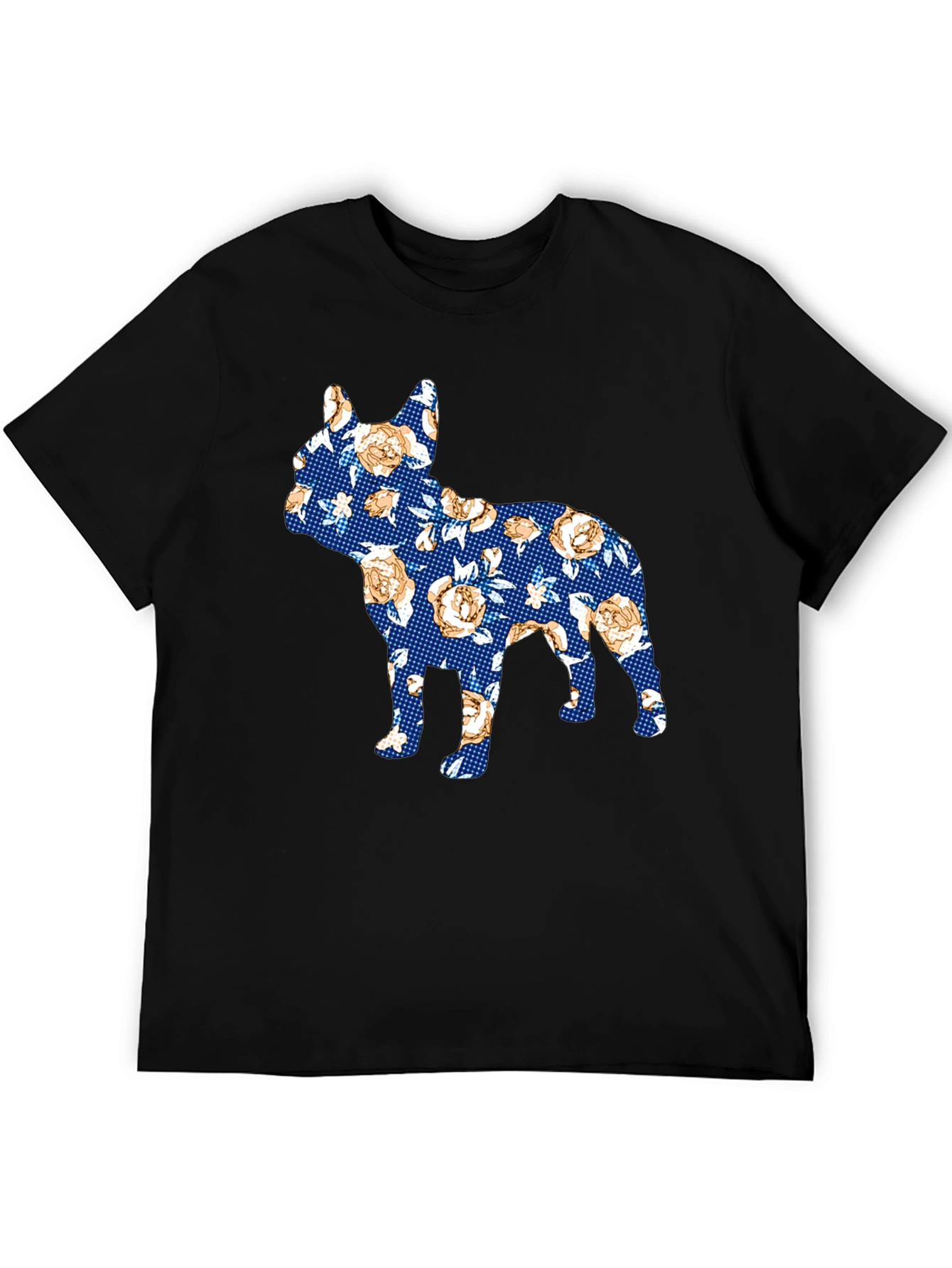 Floral Dog Print T-Shirt