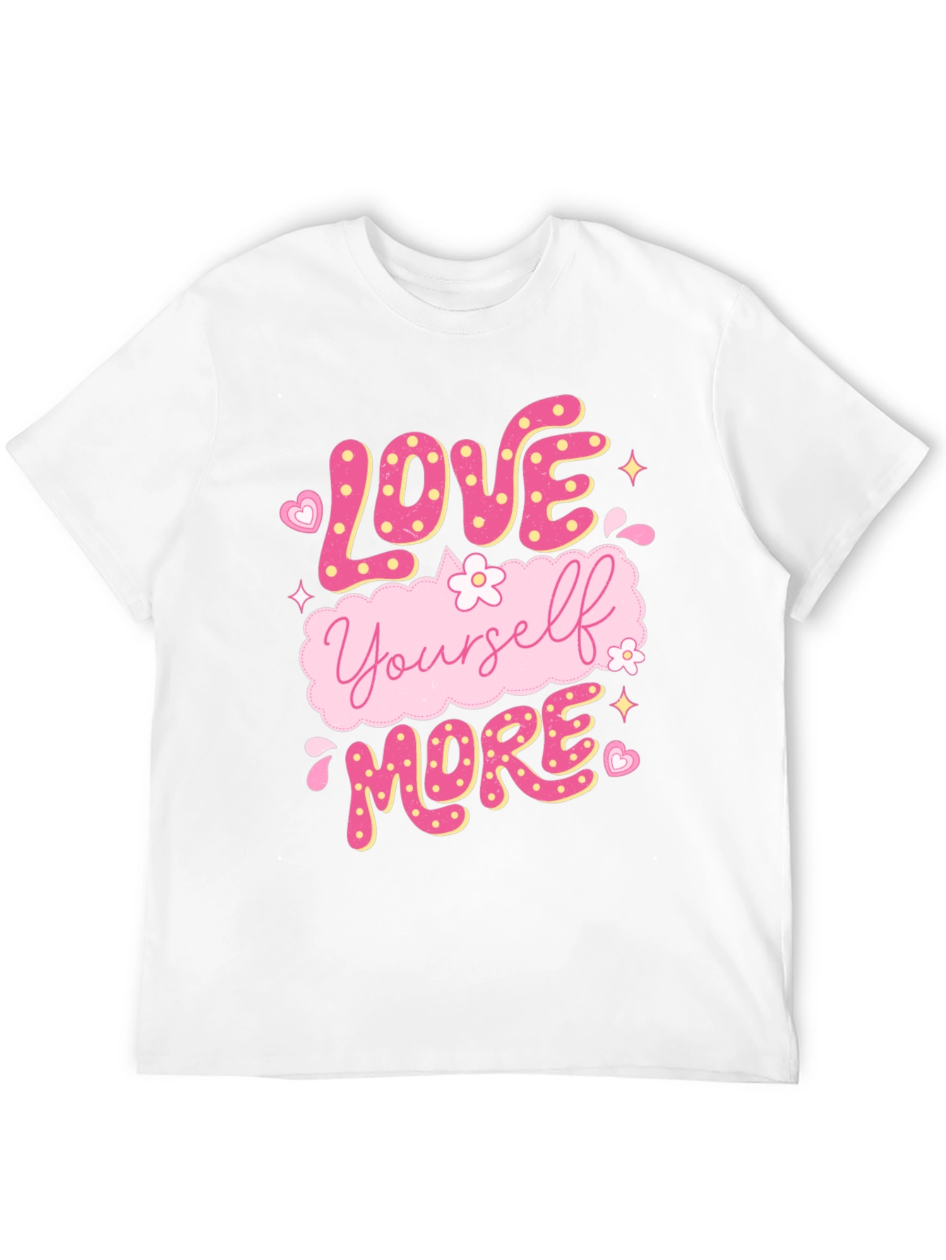 Love Yourself More Graphic Tee - Black