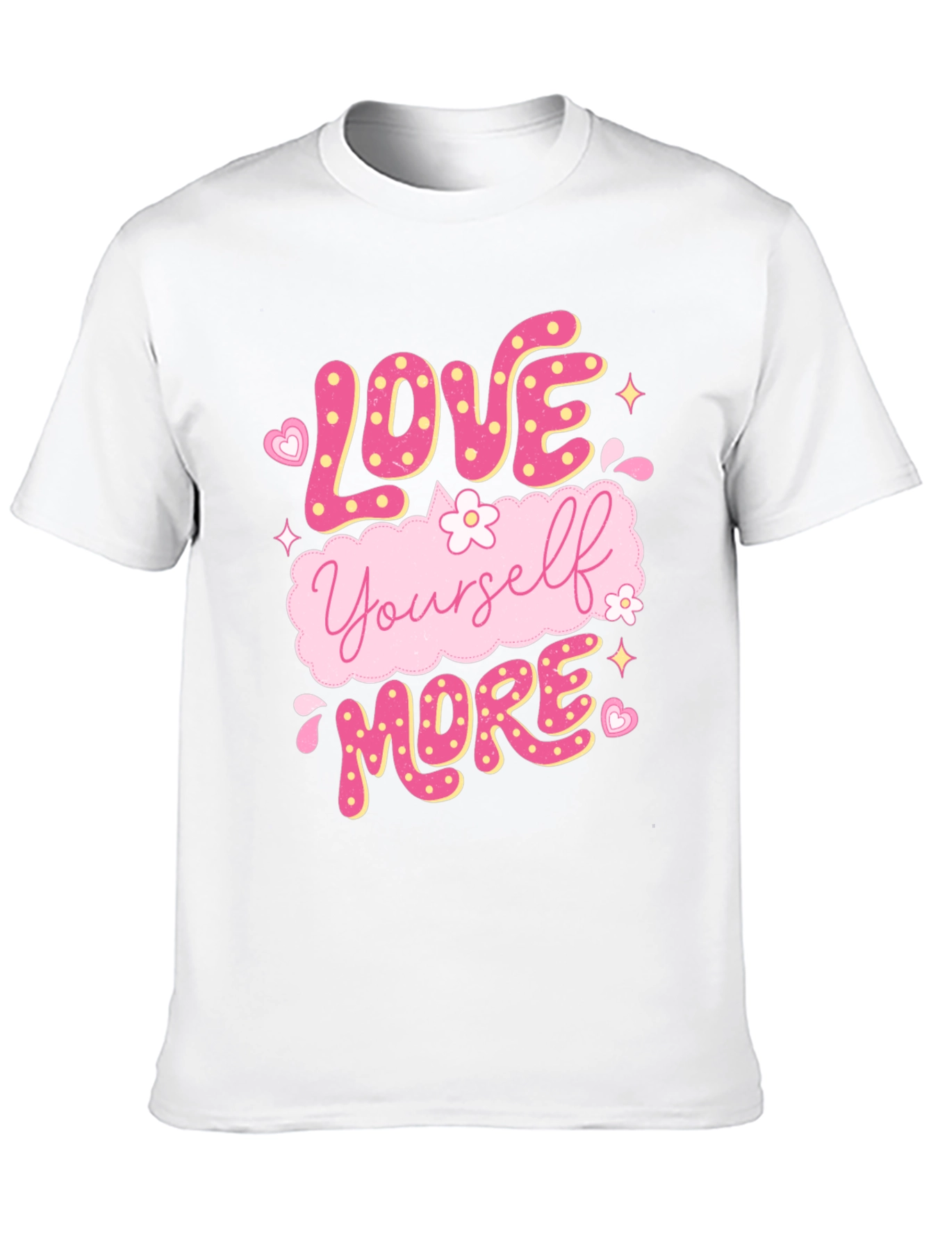 Love Yourself More Graphic Tee - Black