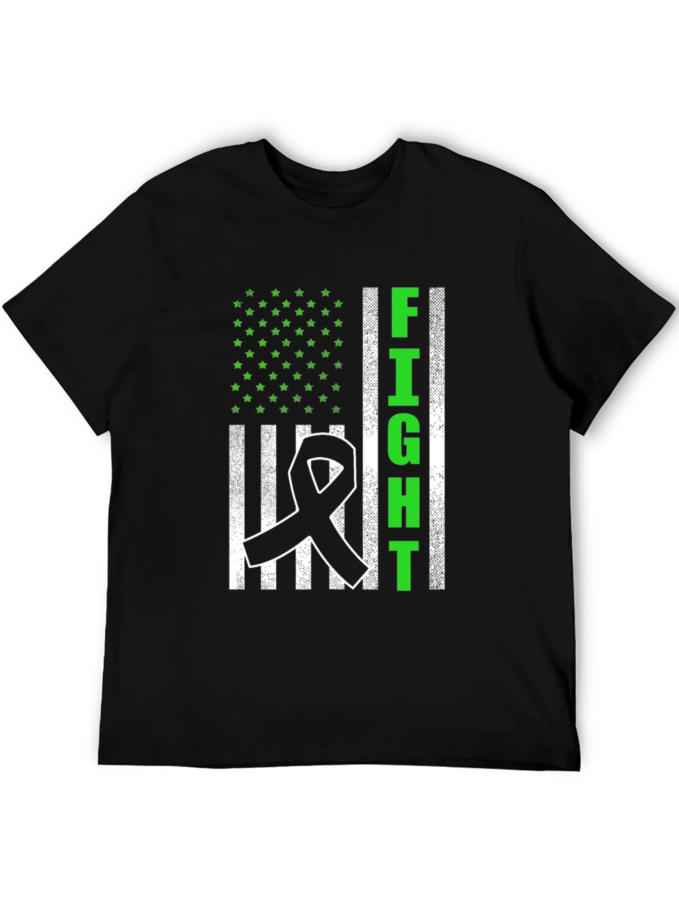 Fight Ribbon Graphic Tee - Awareness Shirt