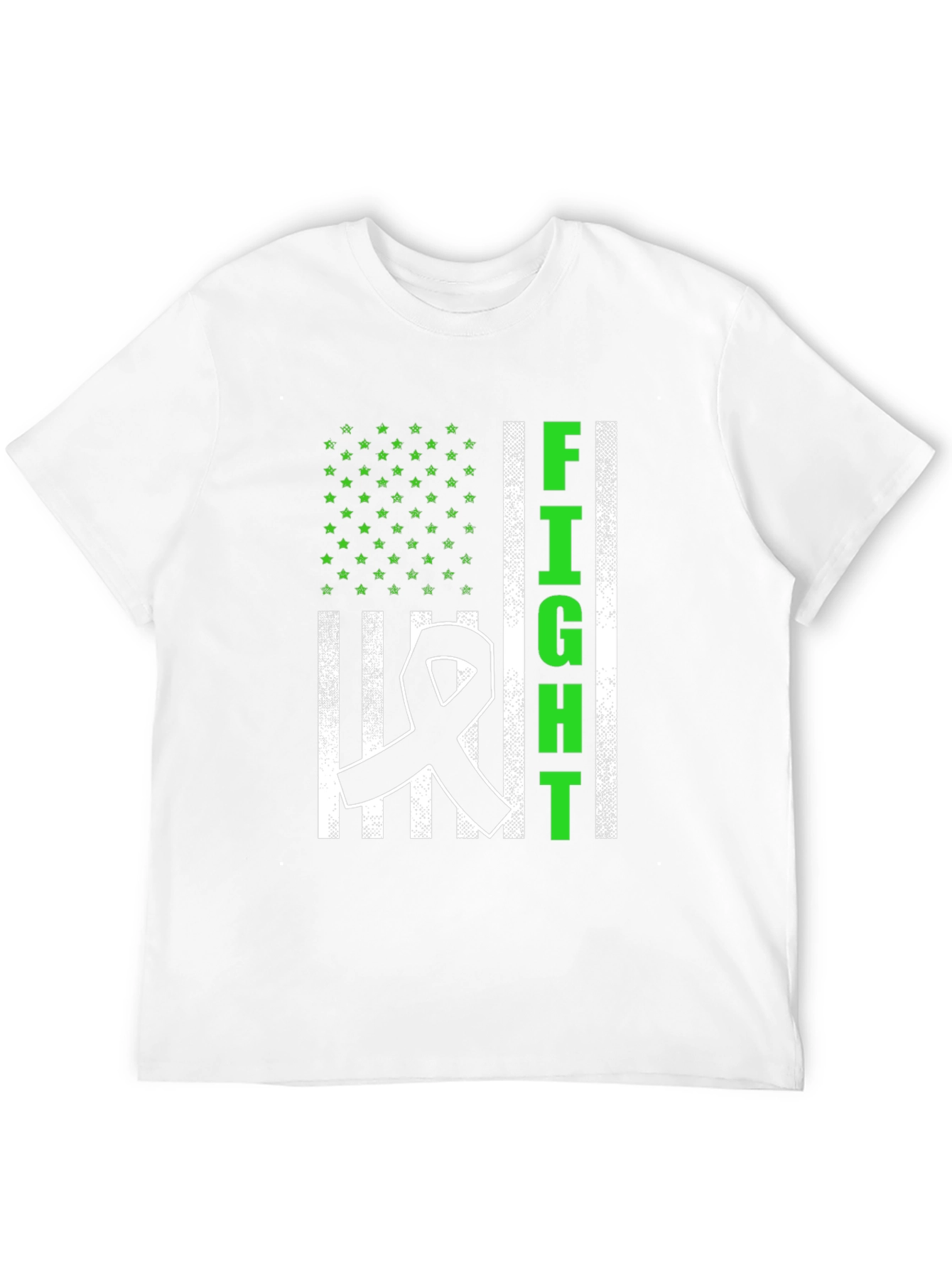 Fight Ribbon Graphic Tee - Awareness Shirt