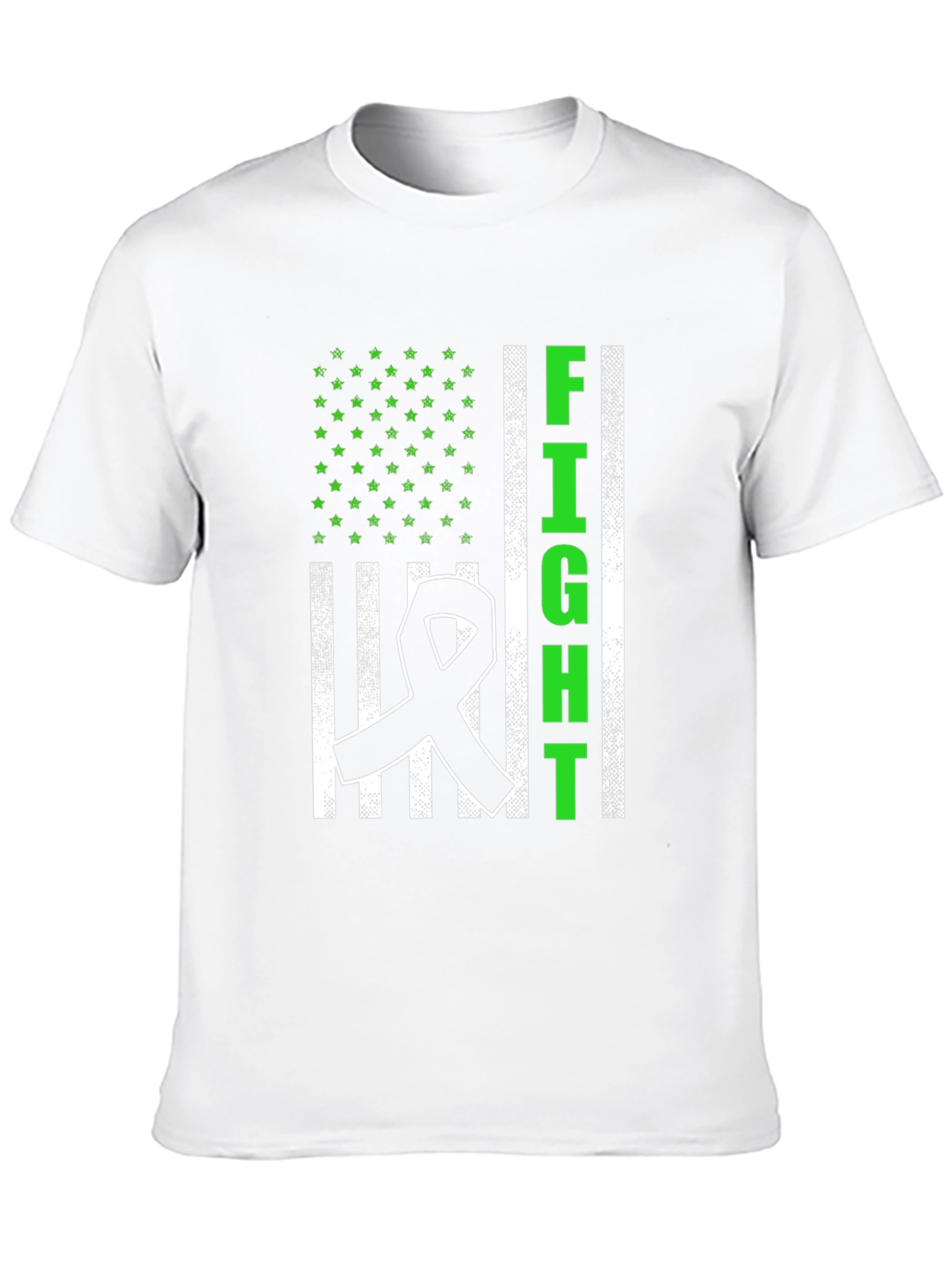 Fight Ribbon Graphic Tee - Awareness Shirt