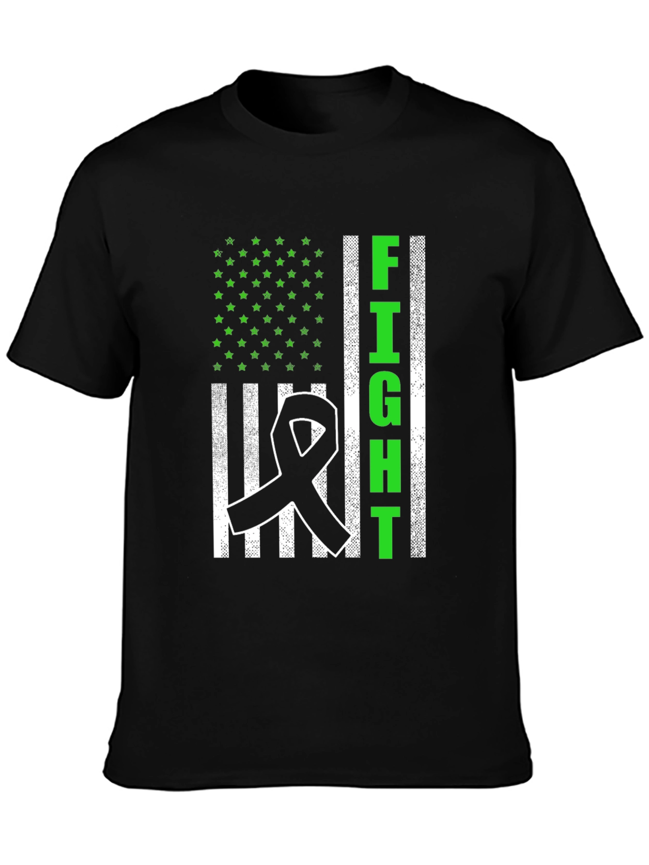 Fight Ribbon Graphic Tee - Awareness Shirt