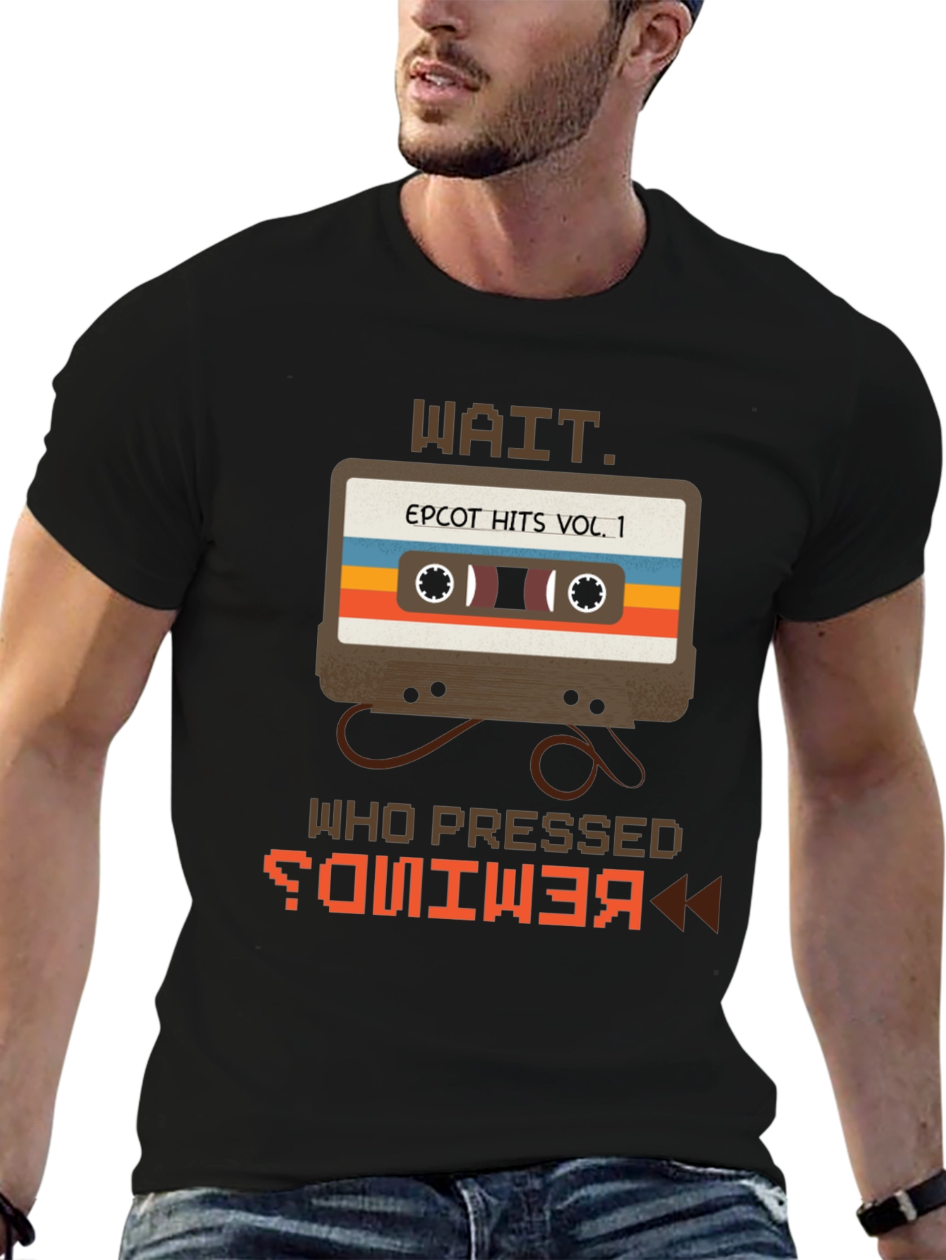 Epcot Hits Remix Retro Cassette Tape T-Shirt