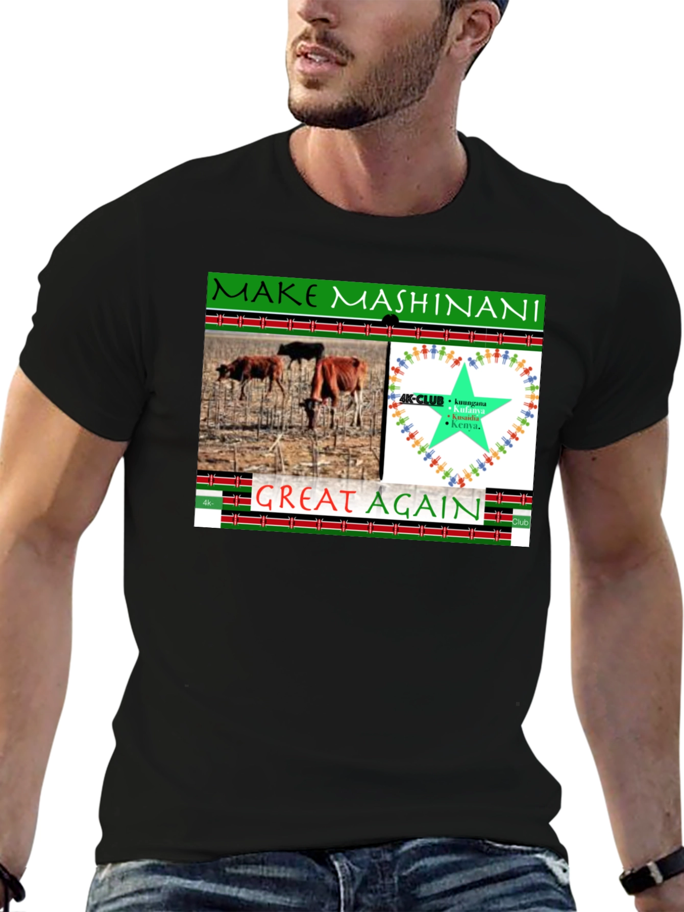 Make Mashinani Great Again Graphic Tee
