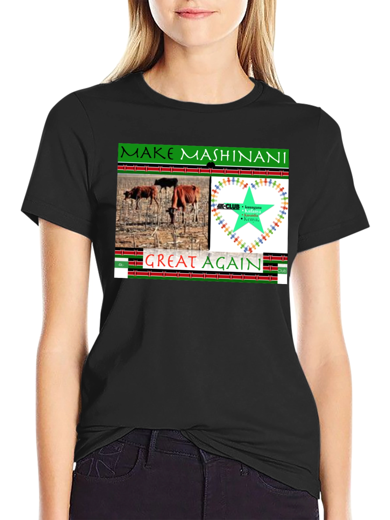 Make Mashinani Great Again Graphic Tee