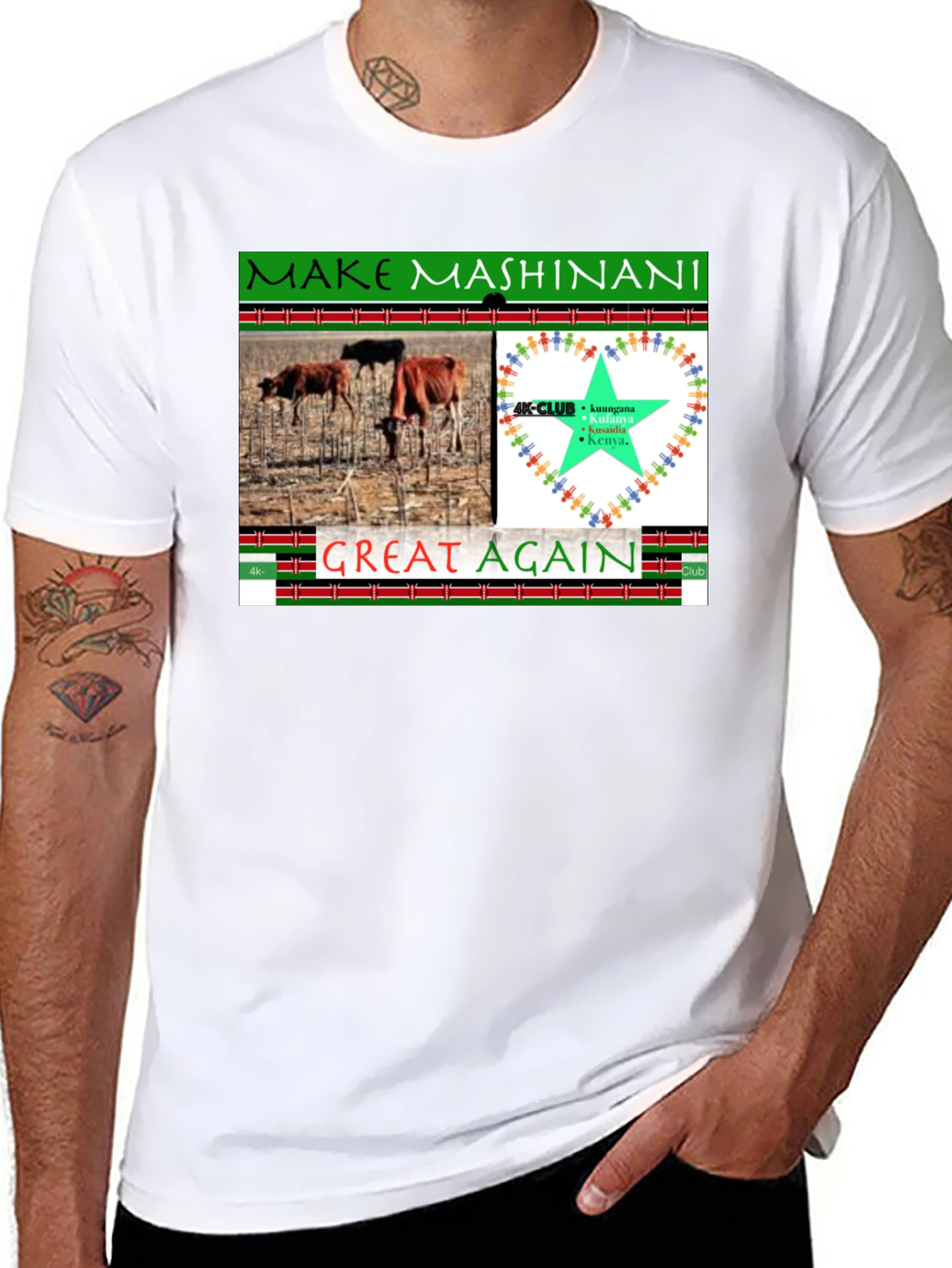 Make Mashinani Great Again Graphic Tee