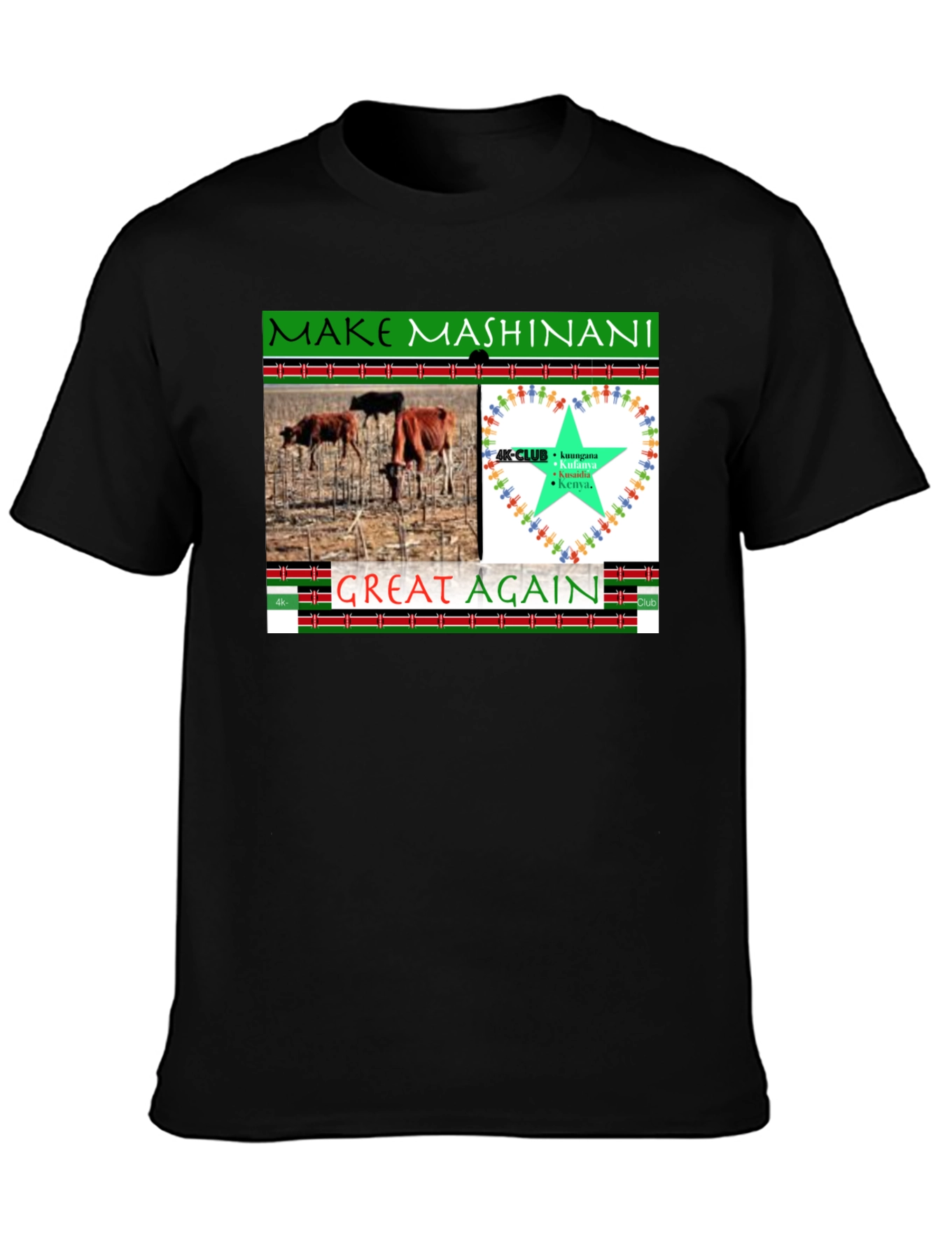 Make Mashinani Great Again Graphic Tee