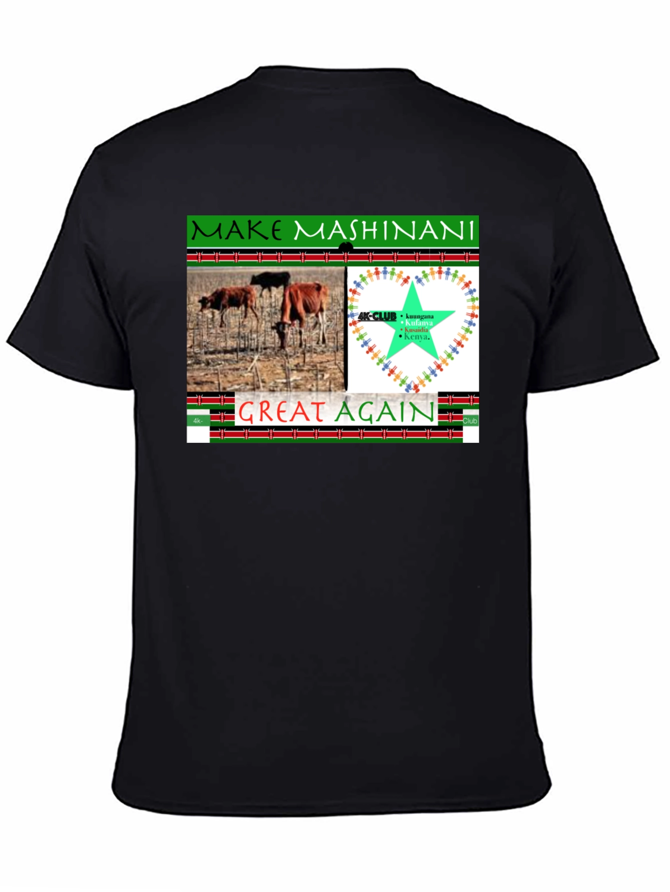 Make Mashinani Great Again Graphic Tee