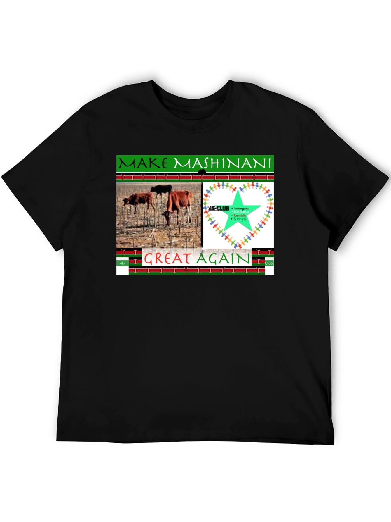 Make Mashinani Great Again Graphic Tee