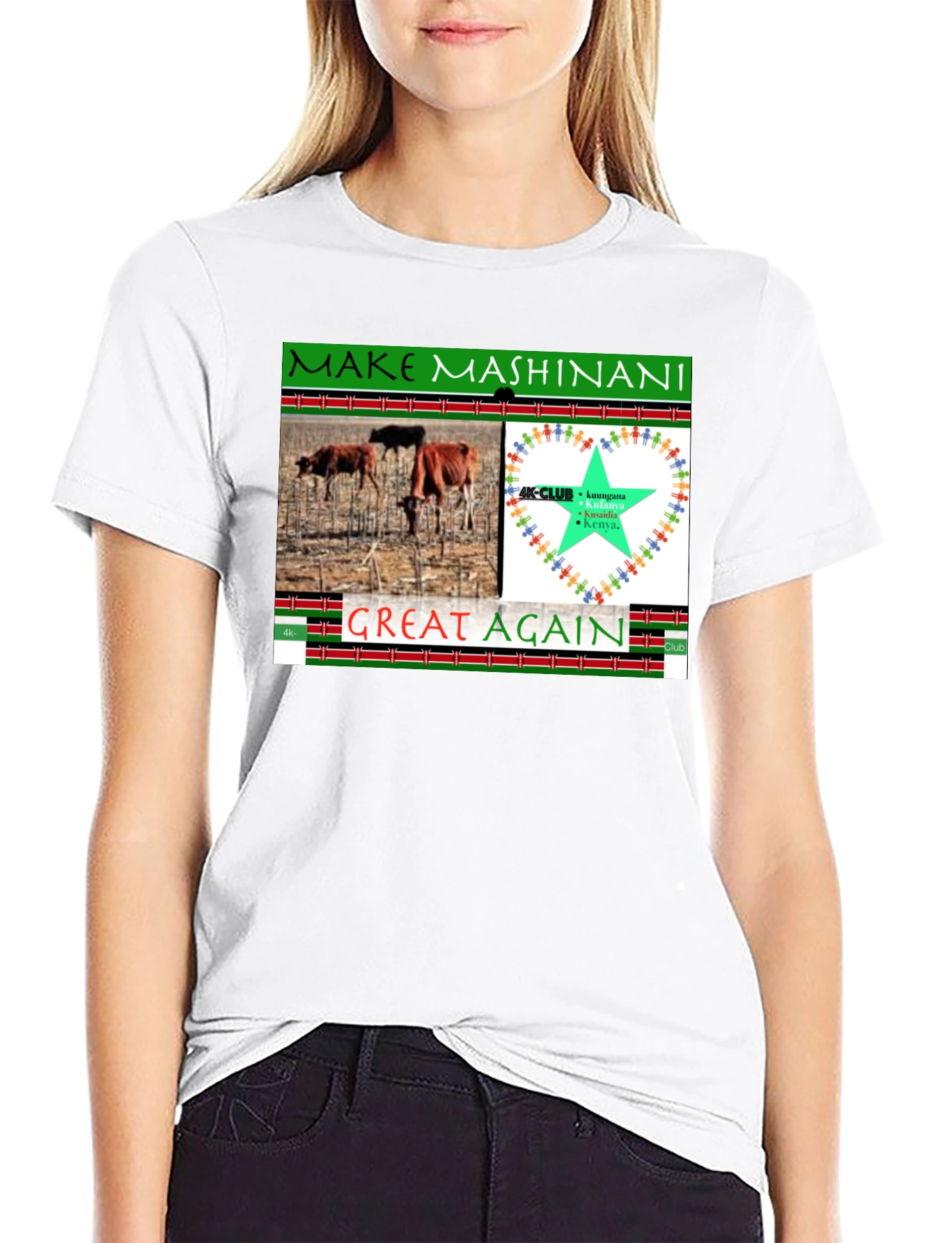 Make Mashinani Great Again Graphic Tee