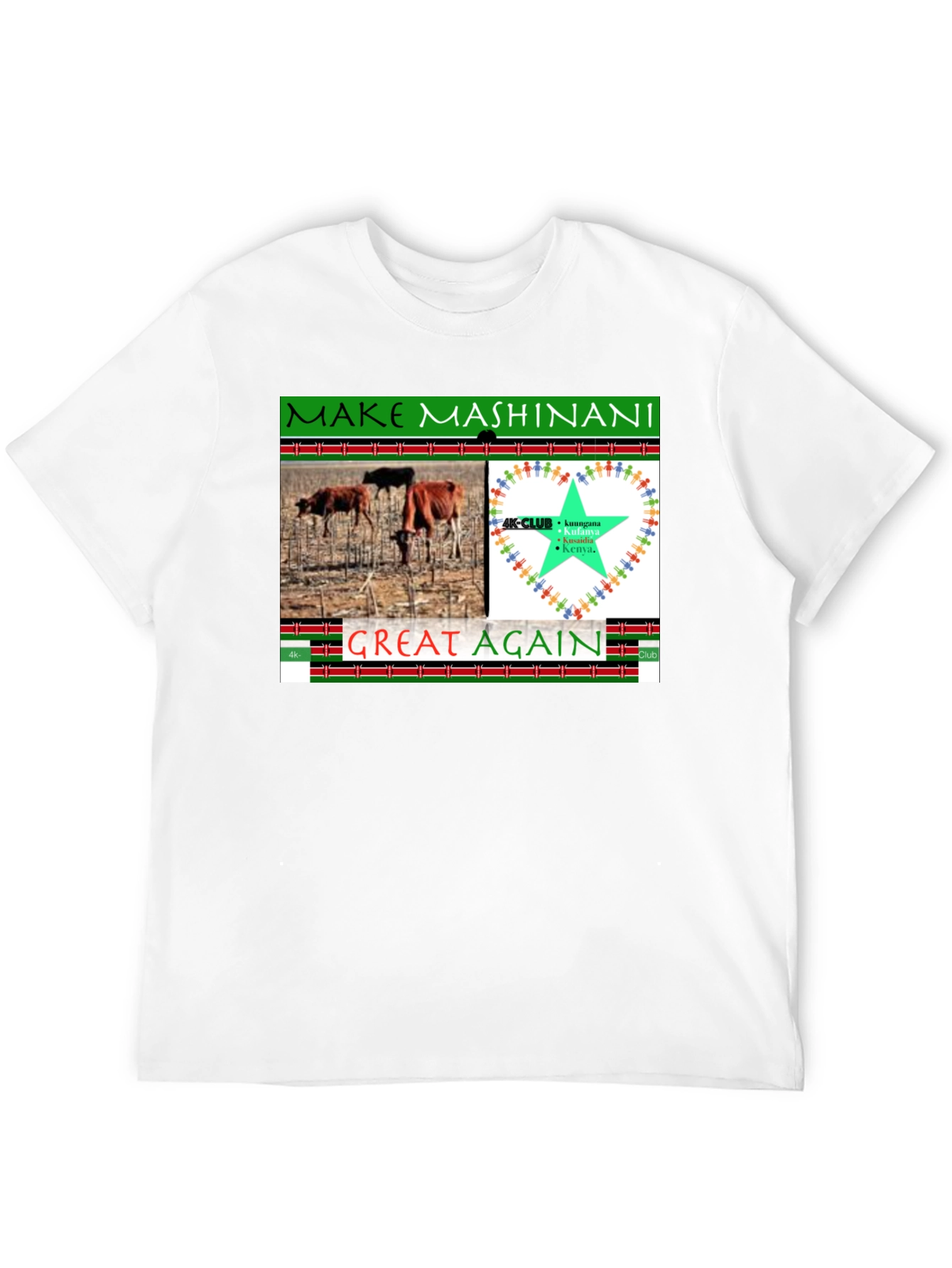 Make Mashinani Great Again Graphic Tee