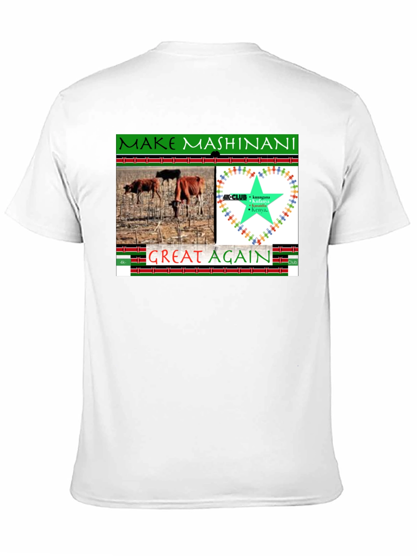 Make Mashinani Great Again Graphic Tee