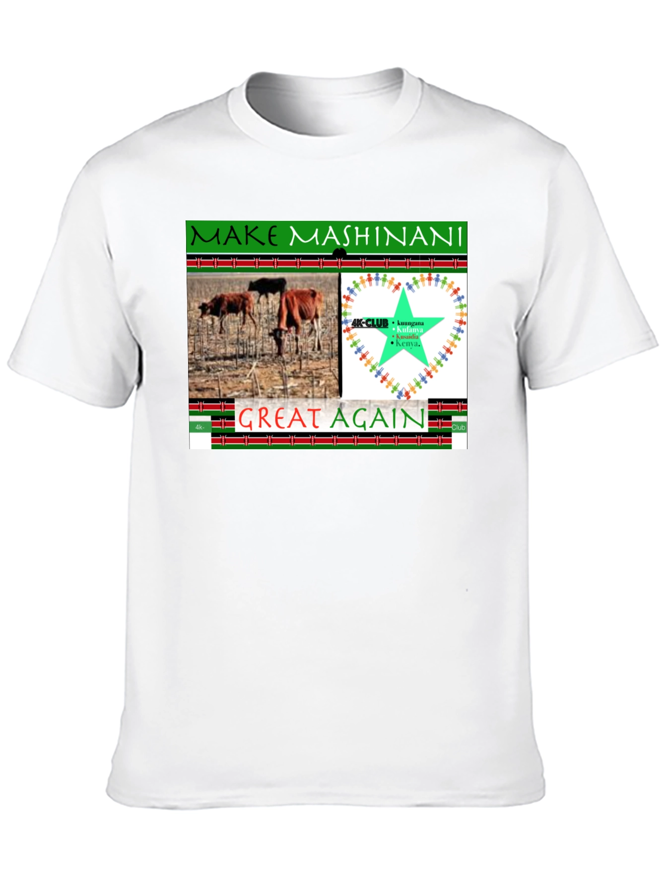 Make Mashinani Great Again Graphic Tee