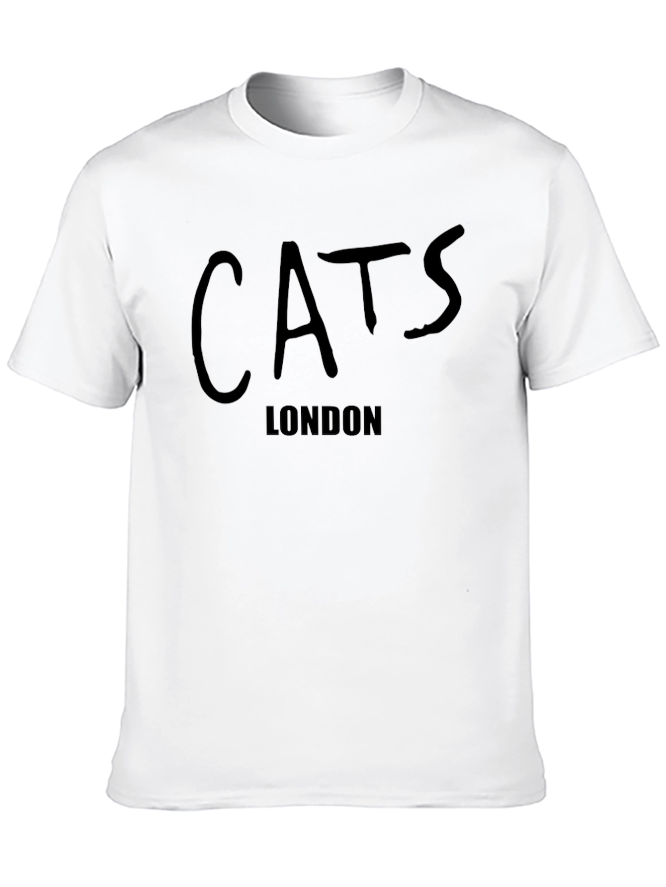 CATS London T-Shirt - Black Crew Neck Tee