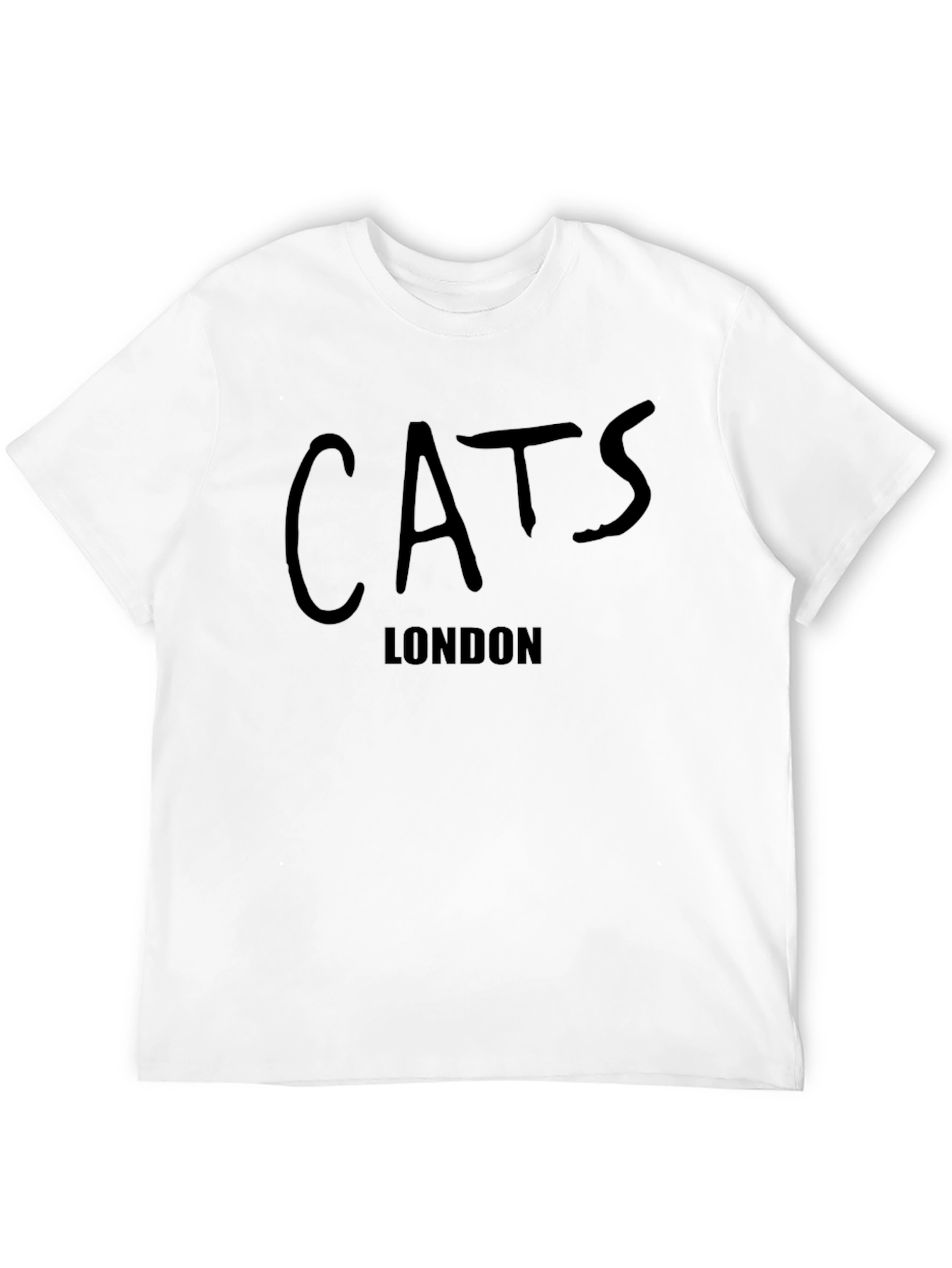 CATS London T-Shirt - Black Crew Neck Tee