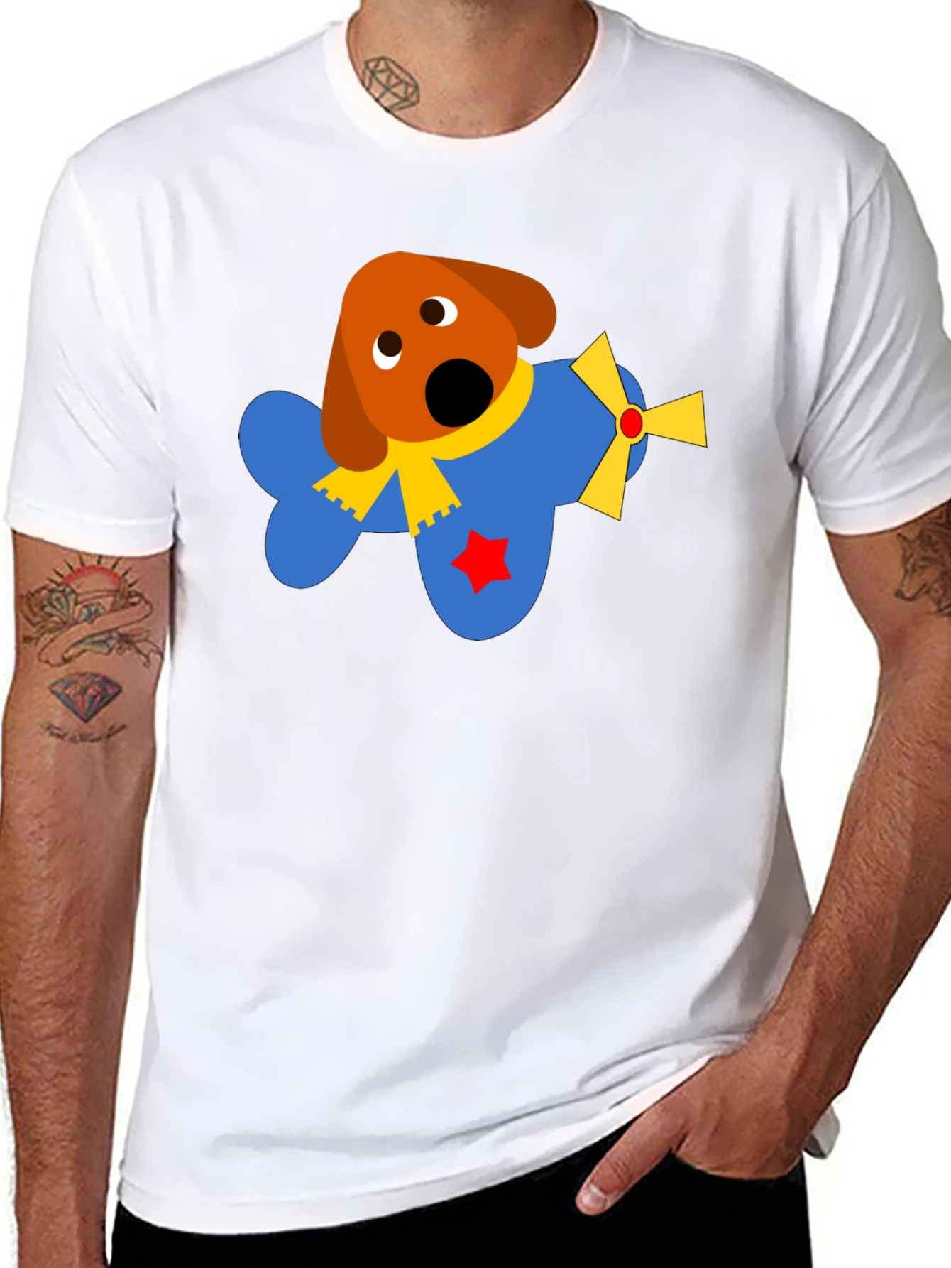 Dog Airplane T-Shirt - Fun & Unique Graphic Tee