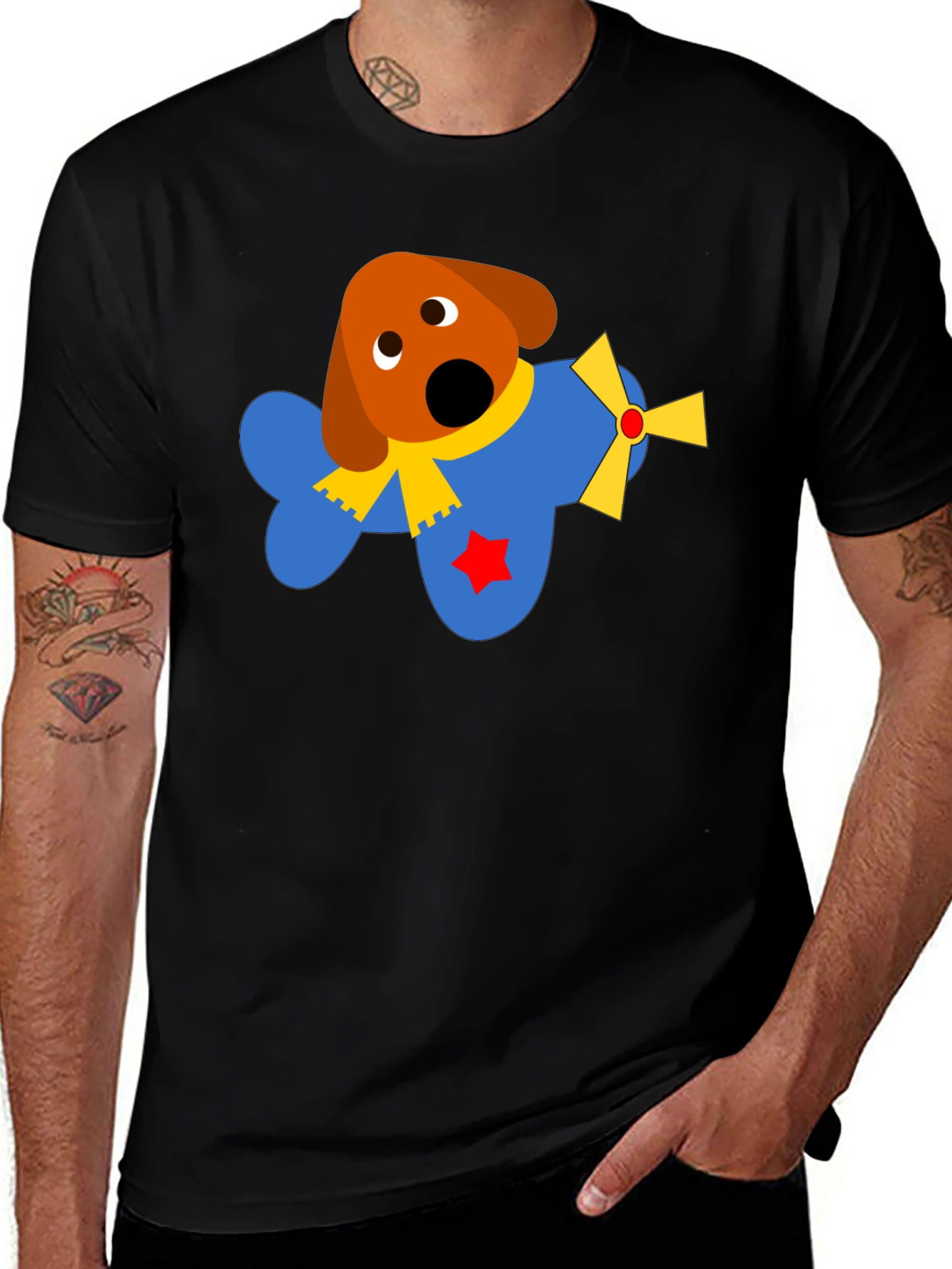 Dog Airplane T-Shirt - Fun & Unique Graphic Tee