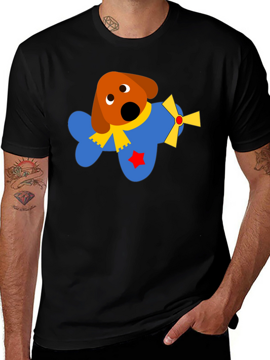 Dog Airplane T-Shirt - Fun & Unique Graphic Tee
