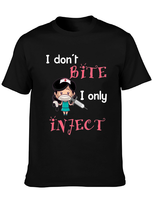 I Dont Bite I Inject Graphic Tee