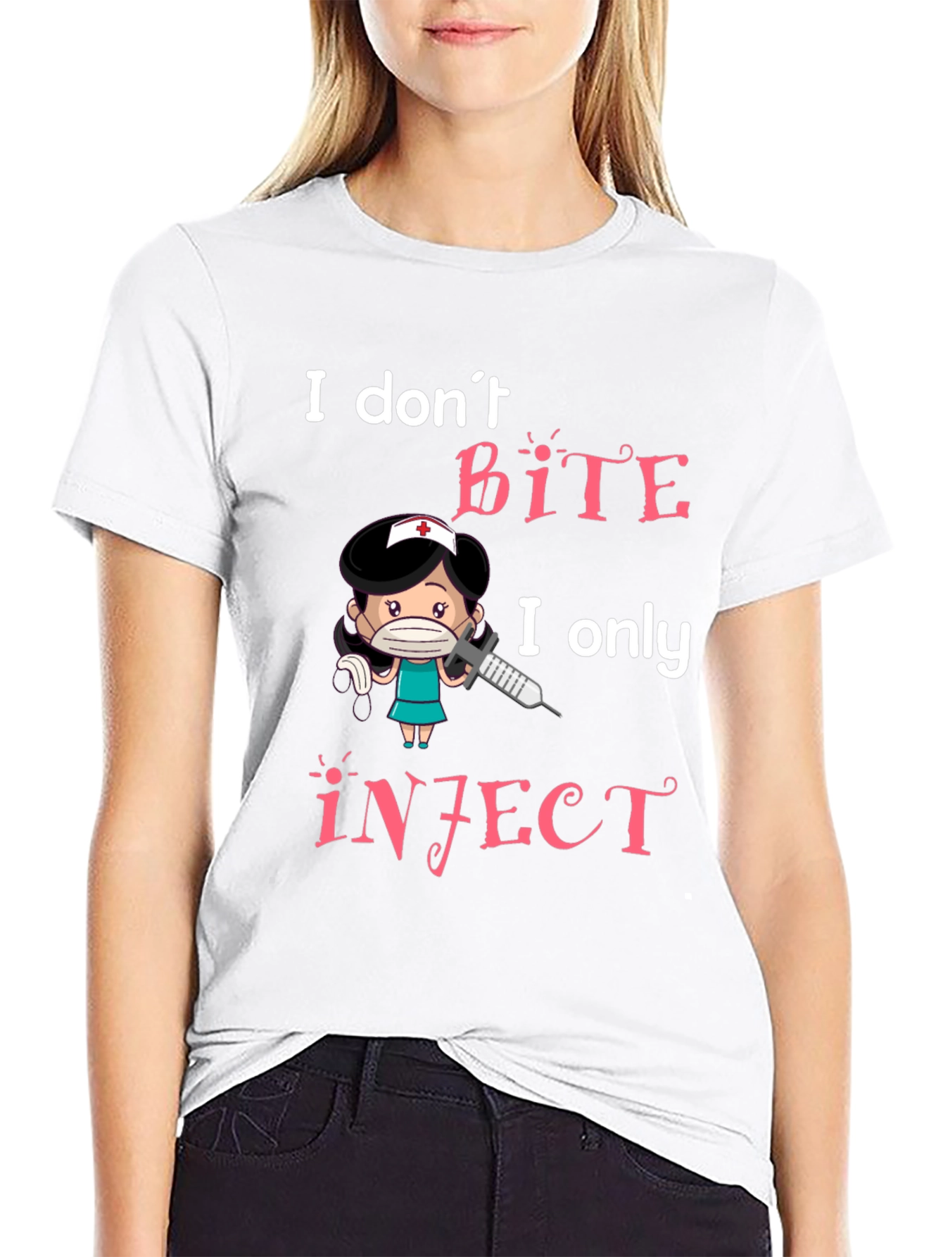I Dont Bite I Inject Graphic Tee