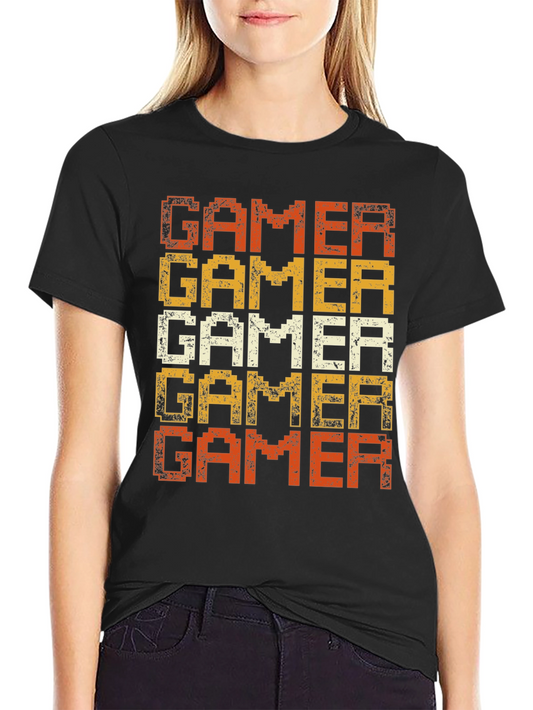 Retro Gamer T-Shirt - Vintage Gaming Style