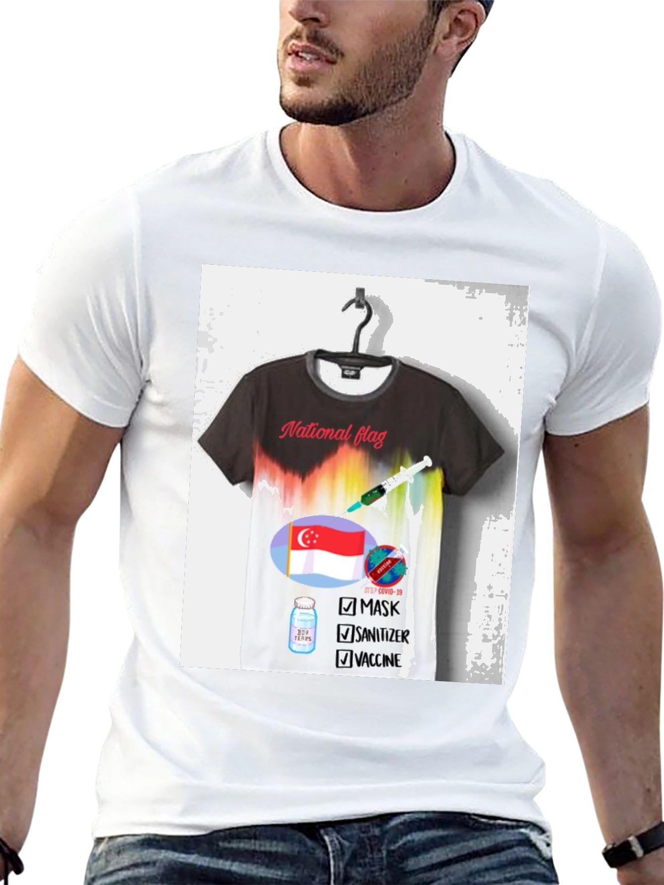 Patriotic Singaporean Protection T-Shirt
