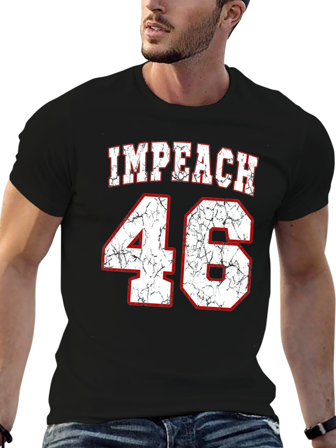 Impeach 46 T-Shirt - Political Statement Tee
