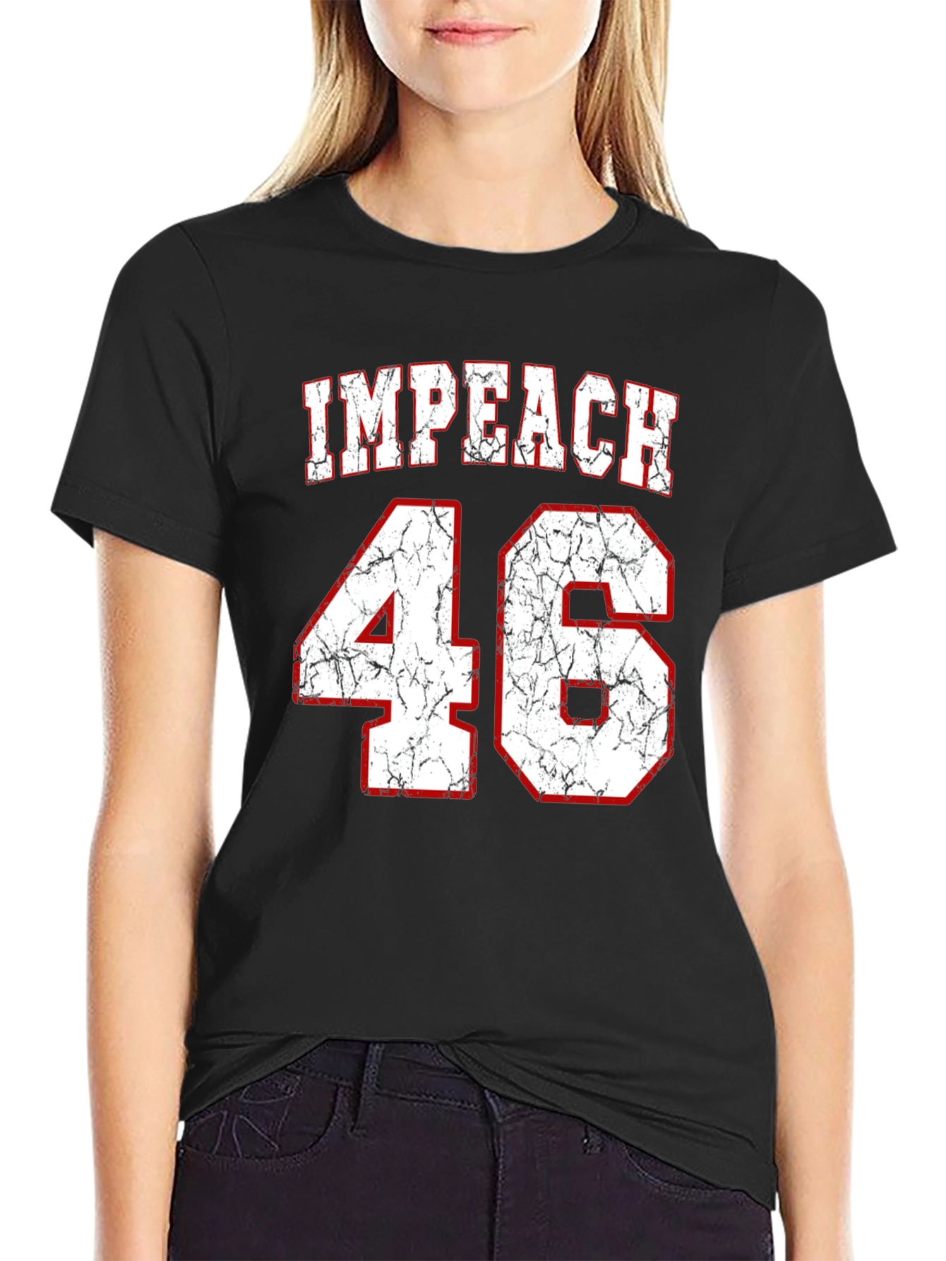 Impeach 46 T-Shirt - Political Statement Tee