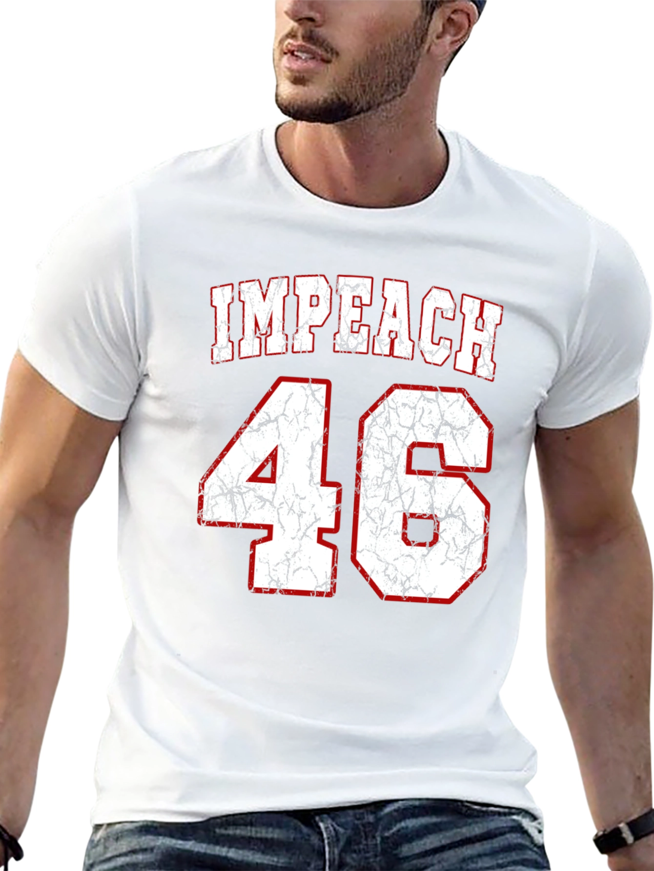 Impeach 46 T-Shirt - Political Statement Tee