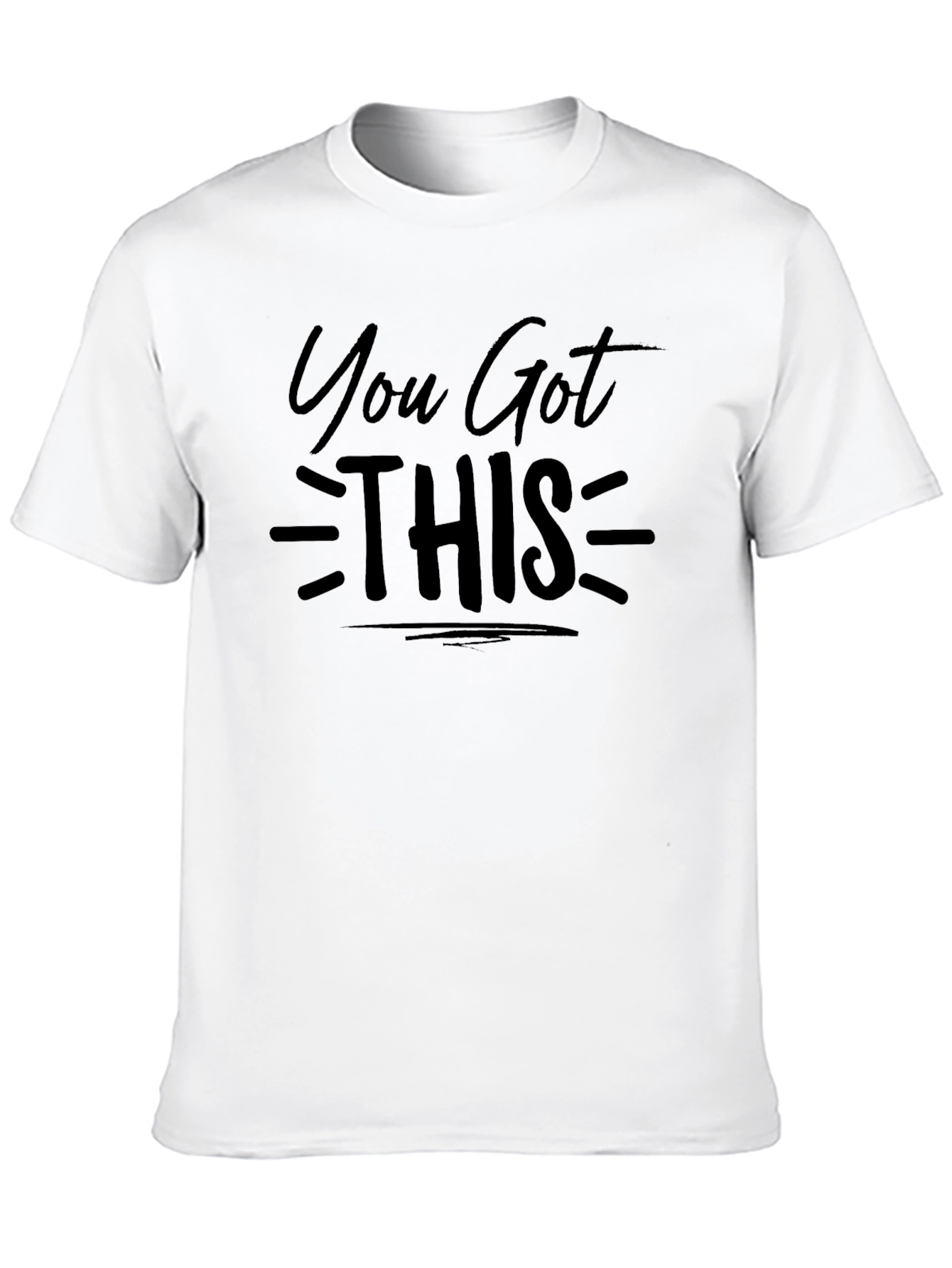 You Got This Black T-Shirt - Motivational Graphic Tee