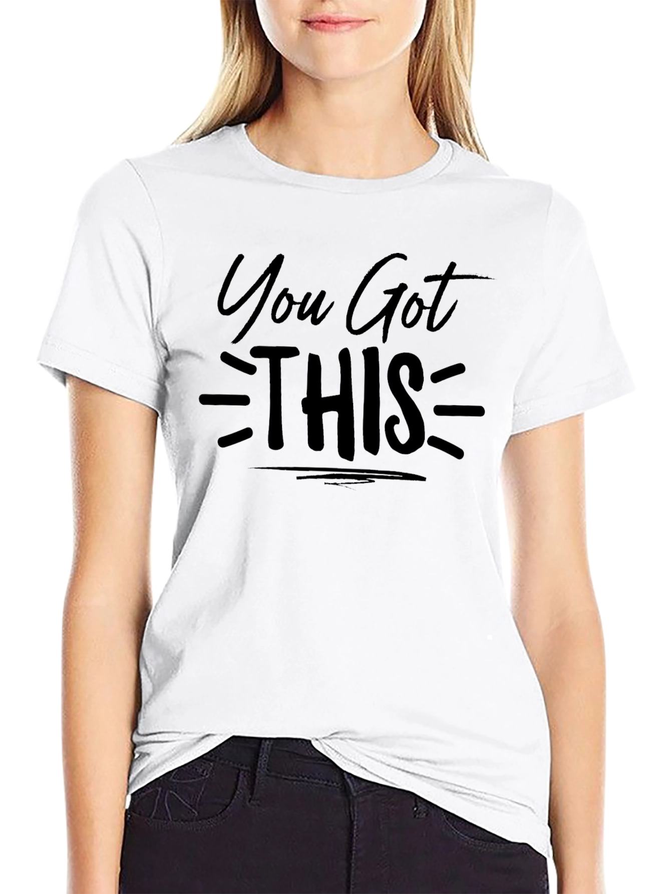 You Got This Black T-Shirt - Motivational Graphic Tee