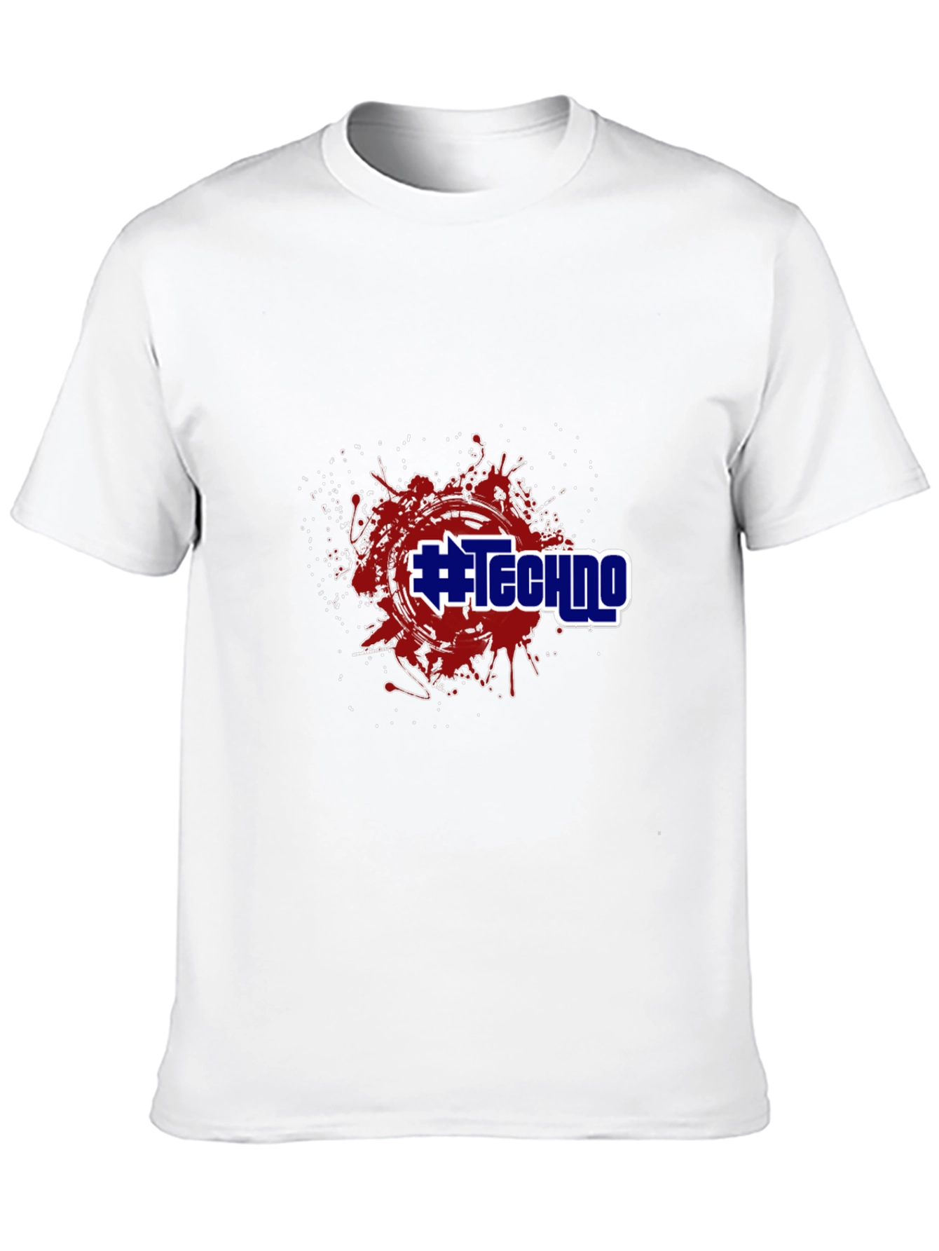 #Techno Graphic Tee - Black T-Shirt