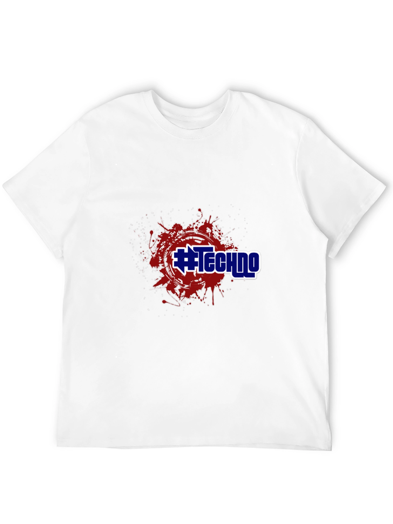 #Techno Graphic Tee - Black T-Shirt