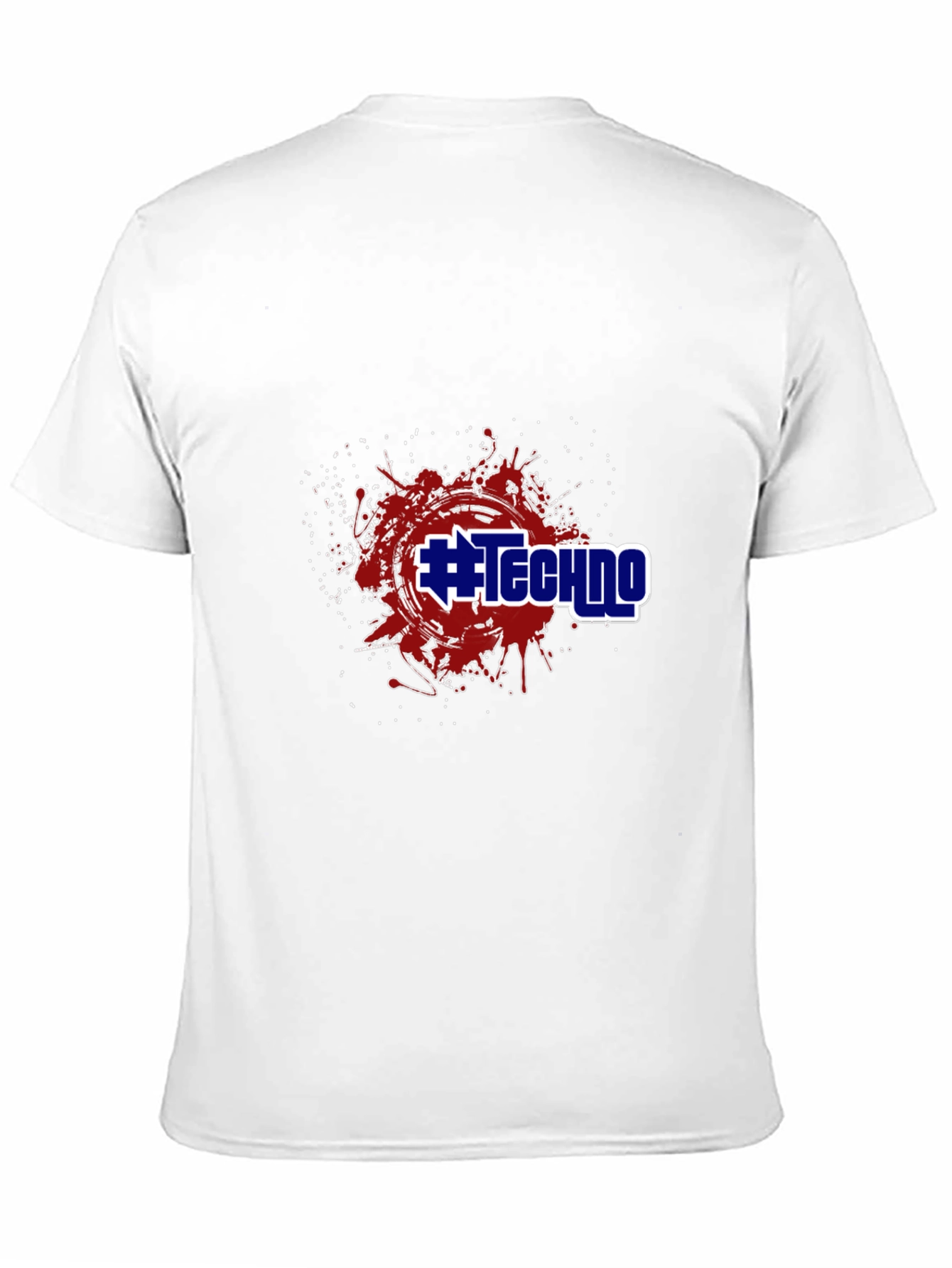 #Techno Graphic Tee - Black T-Shirt