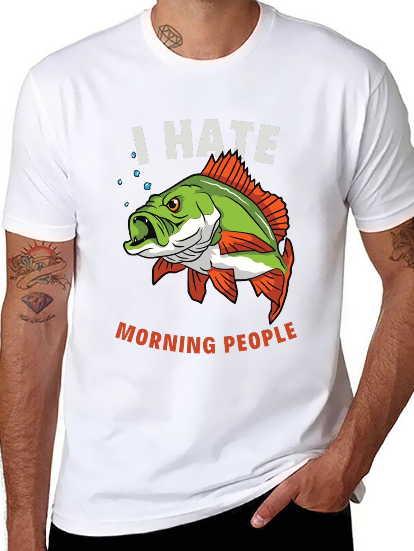 I Hate Morning People Graphic Tee