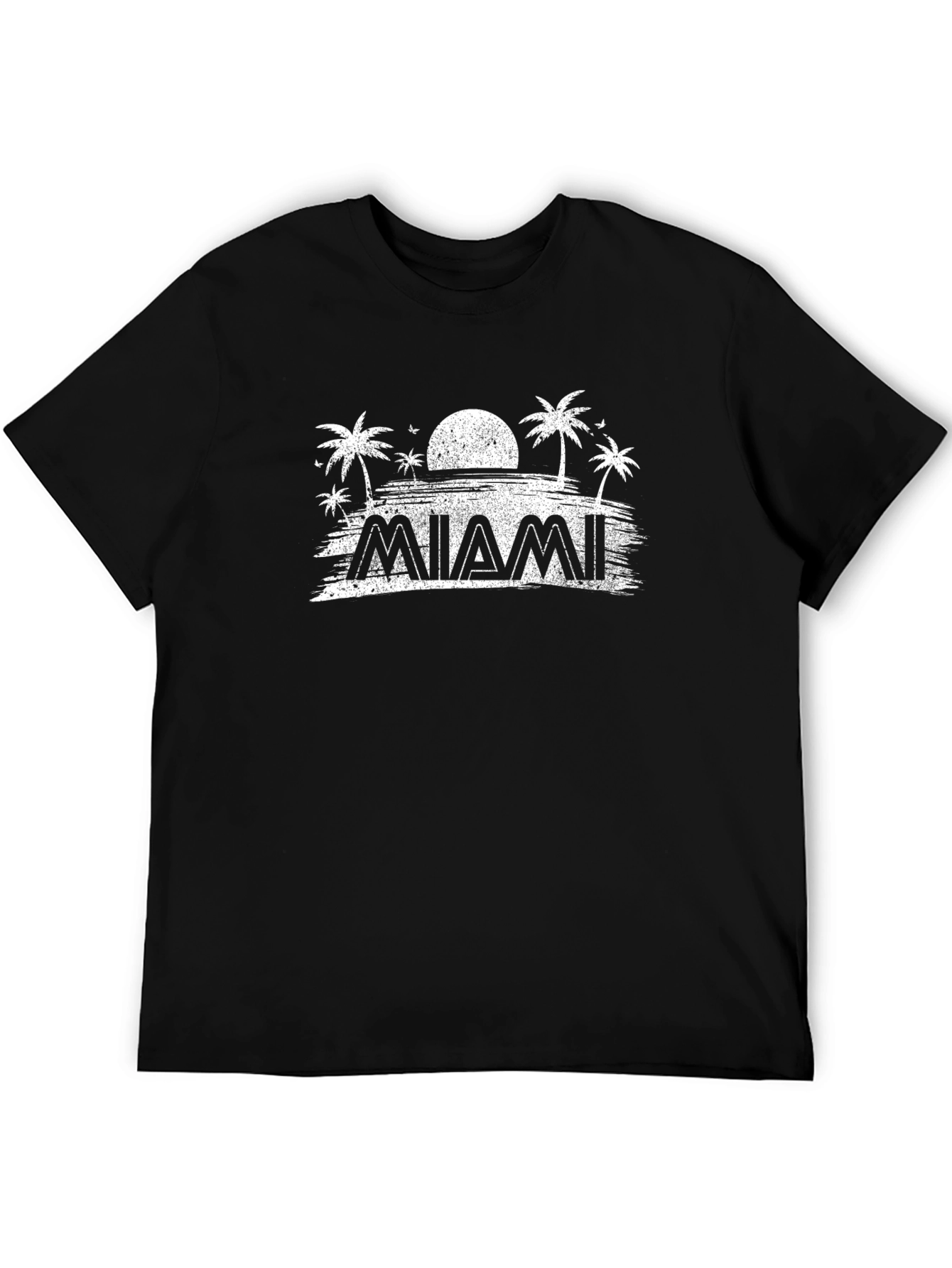 Miami Palm Tree Graphic T-Shirt