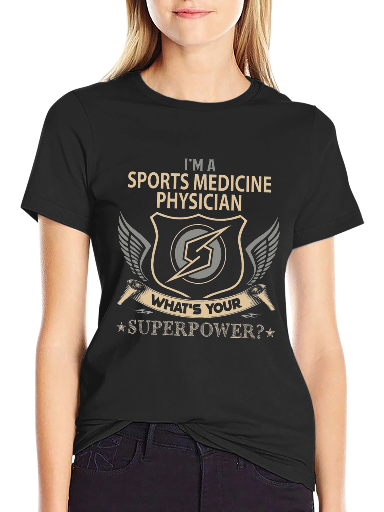 Sports Medicine Physician Superpower Graphic T-Shirt
