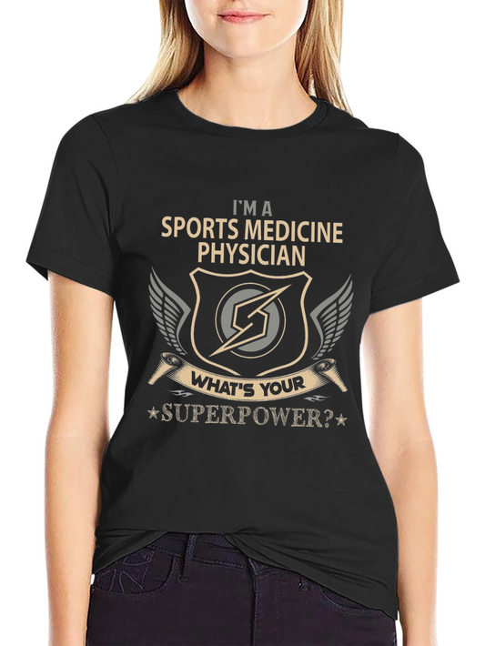 Sports Medicine Physician Superpower Graphic T-Shirt