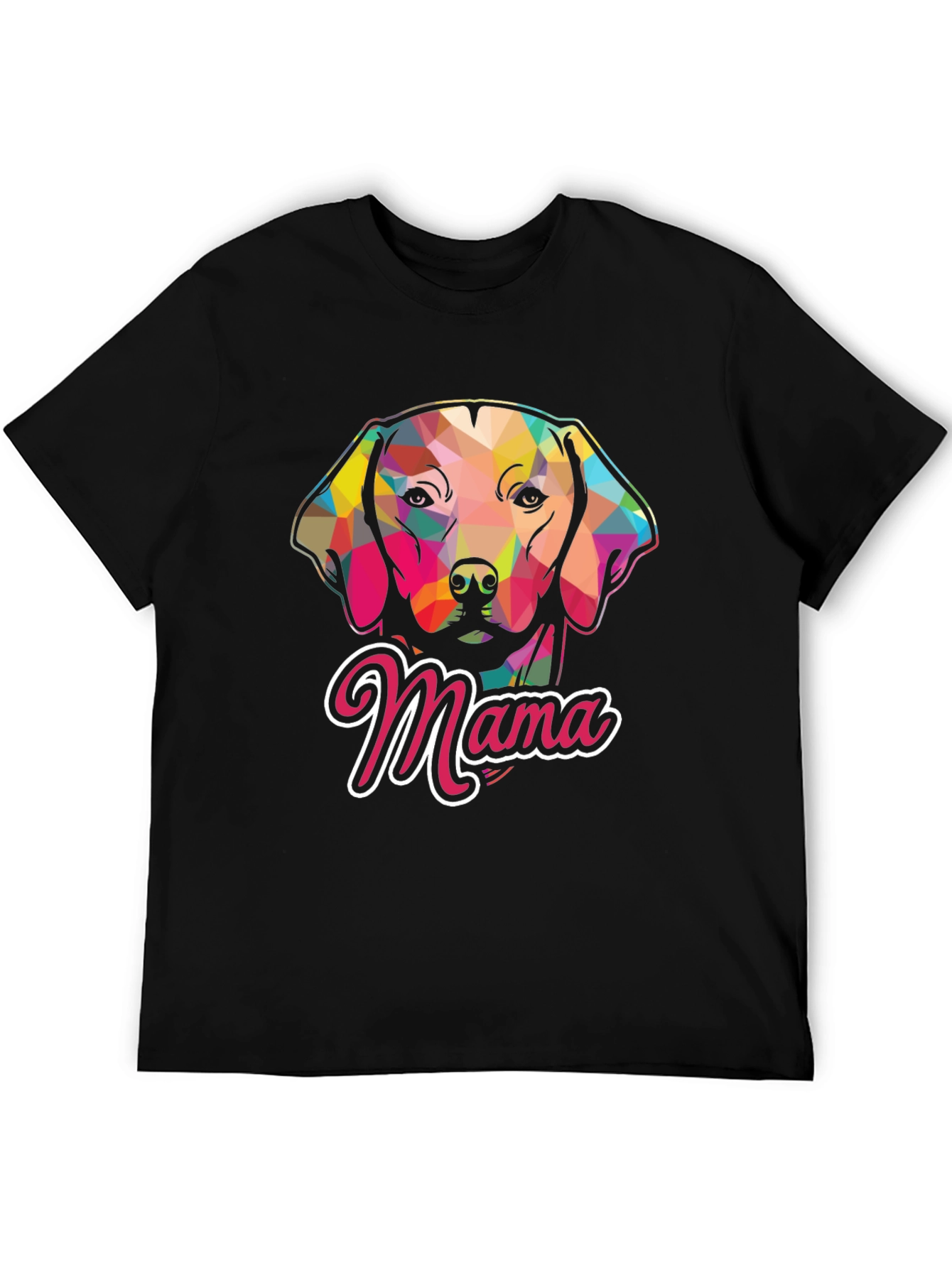 Dog Mama Graphic Tee - Black Casual T-Shirt