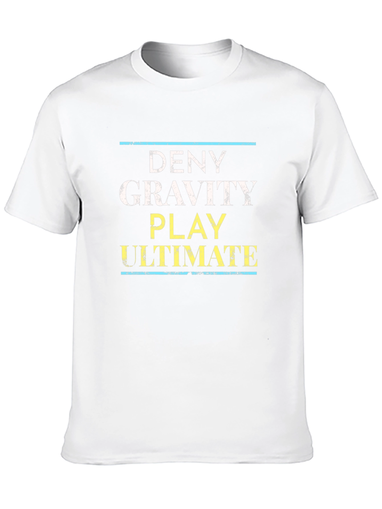 Deny Gravity Ultimate Frisbee Black T-Shirt