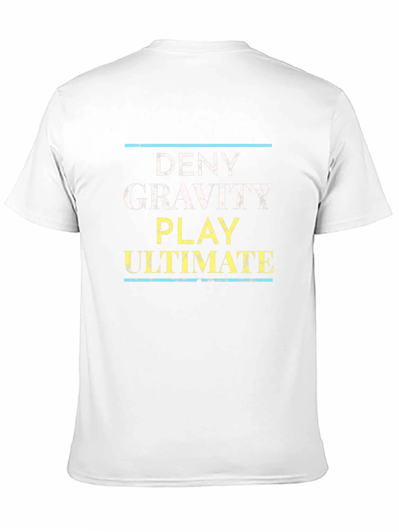 Deny Gravity Ultimate Frisbee Black T-Shirt