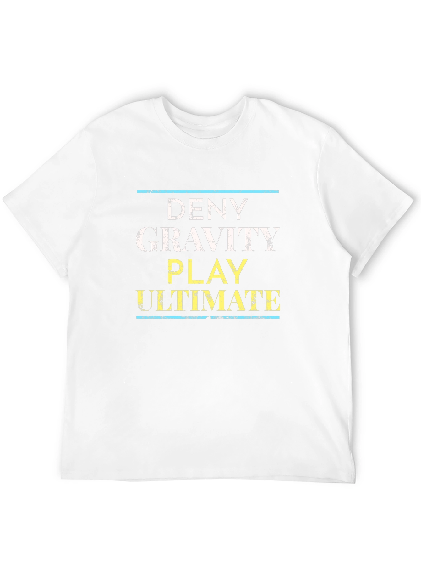 Deny Gravity Ultimate Frisbee Black T-Shirt
