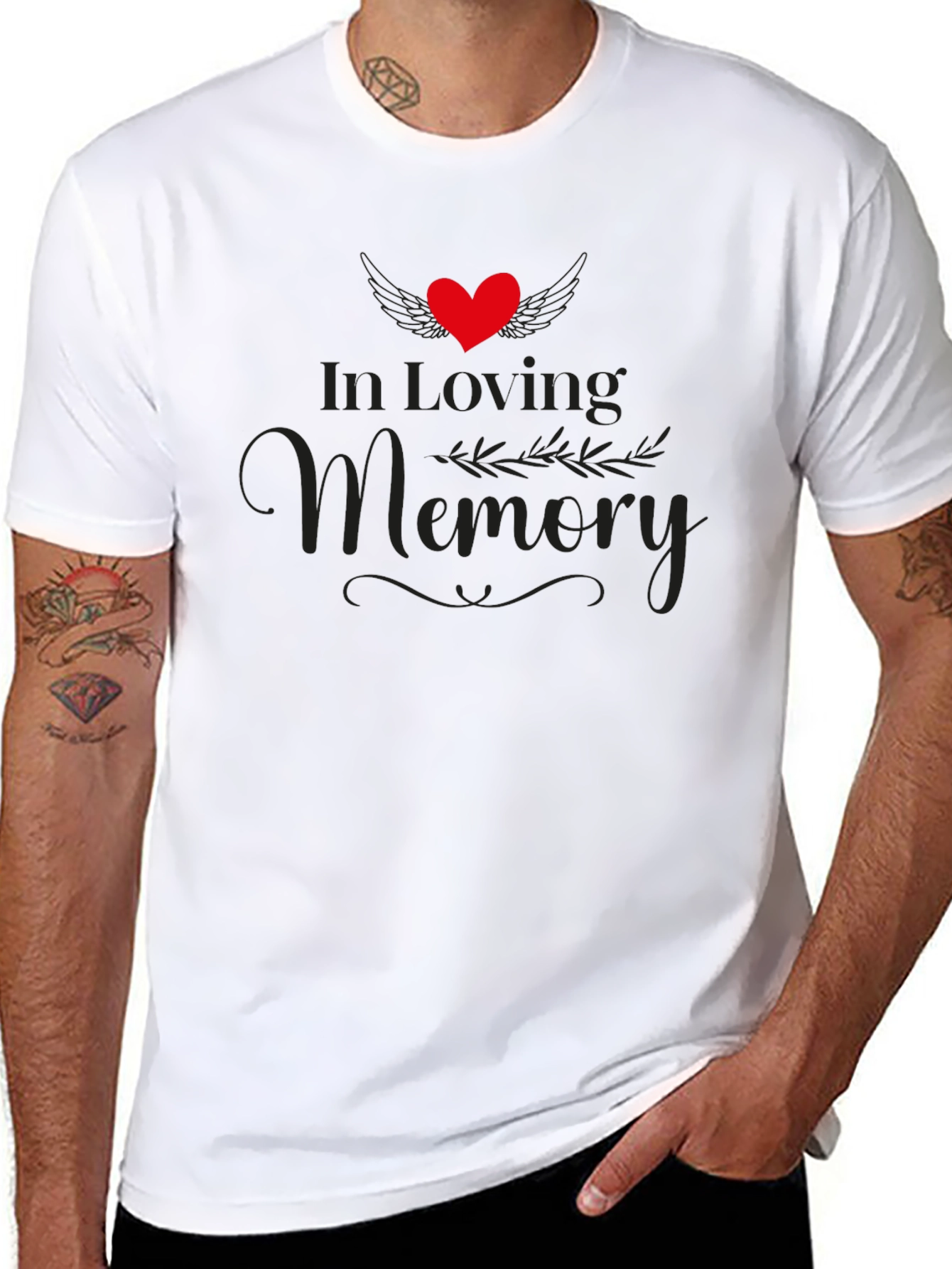 In Loving Memory Black T-Shirt