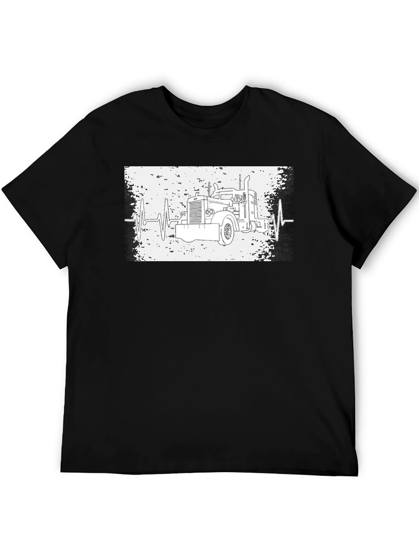 Trucker Heartbeat T-Shirt - Classic Design